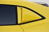 2010-2015 Camaro Xenon Pre-Painted Body Color Quarter Window Scoops