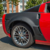 2005-2013 C6 Corvette ZR1 Style Carbon Fiber Rear Side Wide Body Fender Pair