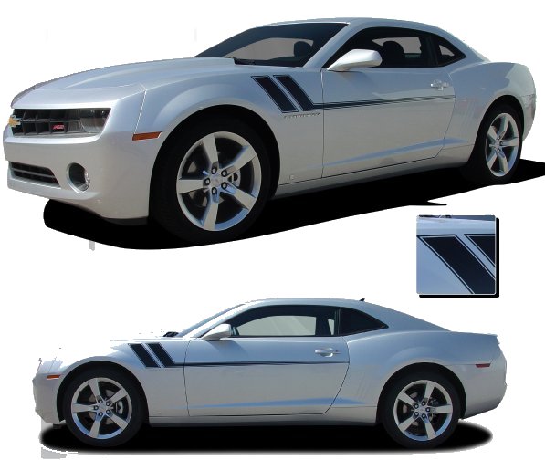 2010-2015 Camaro Track Side Stripes Kit - Rpidesigns.com