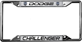 2009-2014 Dodge Challenger License Plate Frame