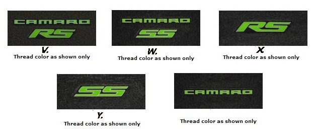 2010-2015 Camaro Embroidered Lloyd Cargo Mat