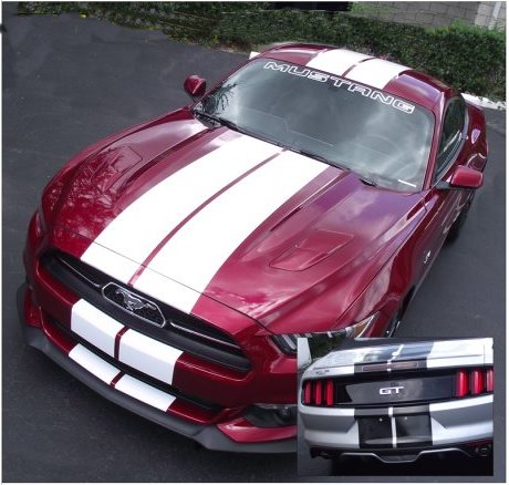 Ford Mustang Hood Stripes