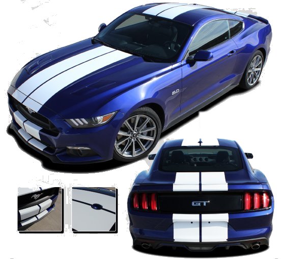 Ford Mustang Stallion Full Body Stripe Kit - RPIDesigns.com