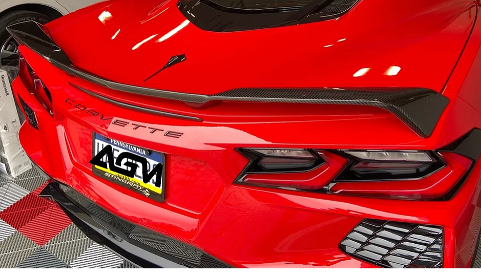 20202024 C8 Corvette Visible Carbon Fiber Z51 Spoiler From AGM