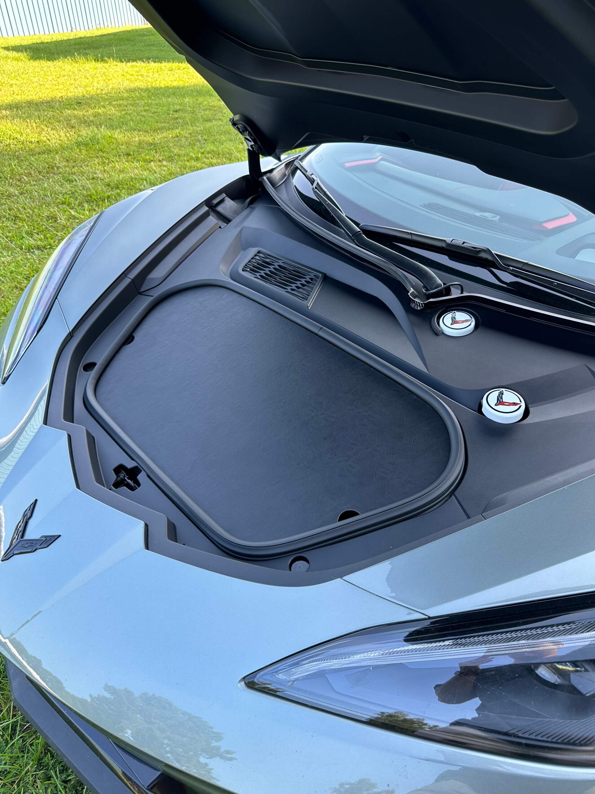 C8 Corvette Leather Frunk Storage Cover