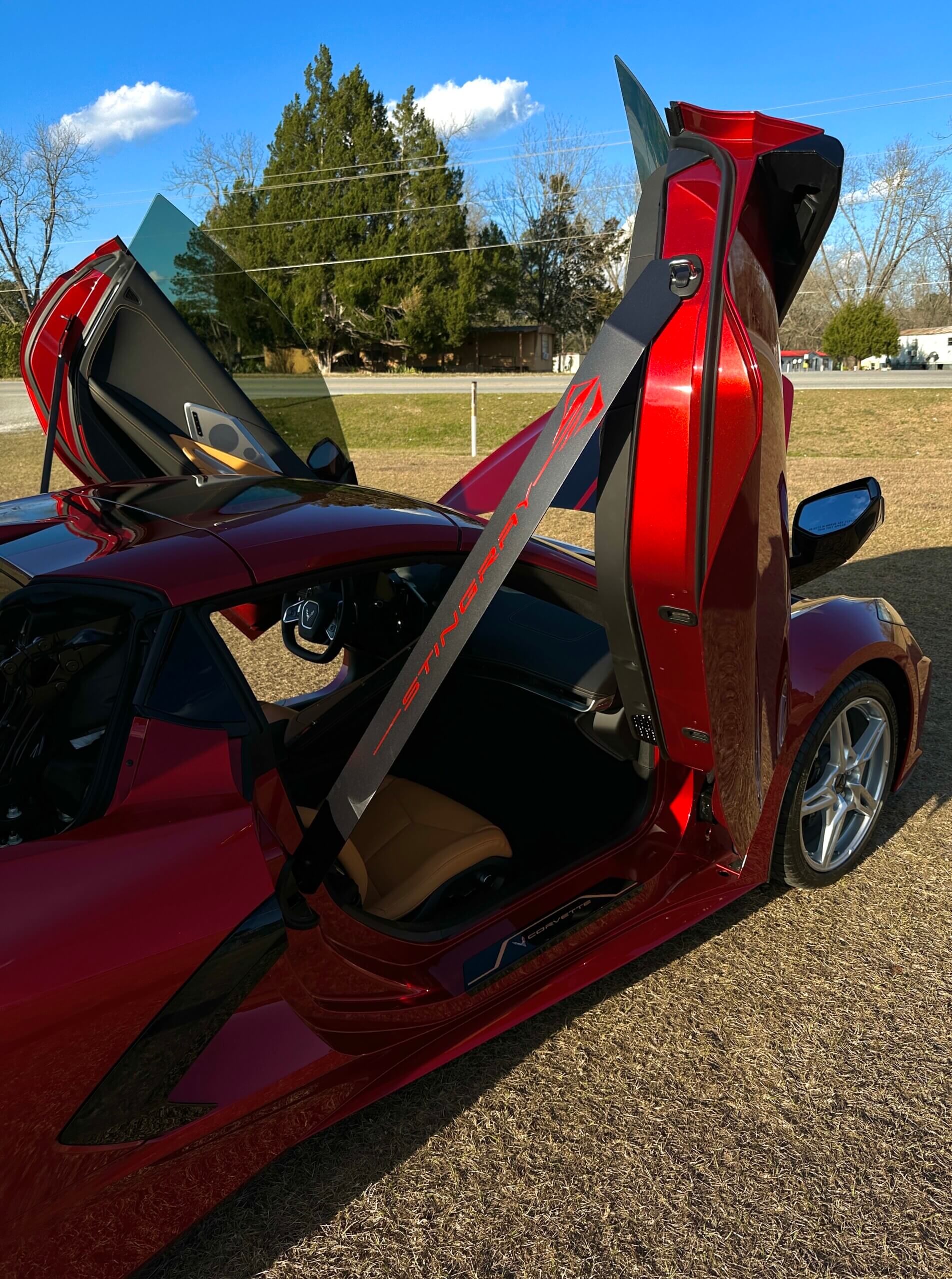 2020-2024 C8 Corvette Aluminum Vertical Door Props