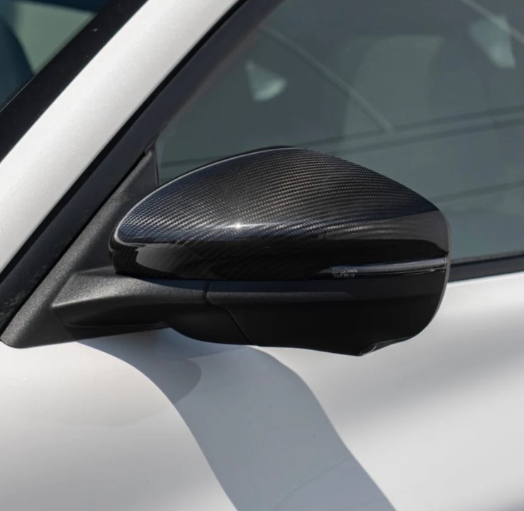 2021-2024 Ford Mustang Carbon Fiber Mach-E Mirror Cover