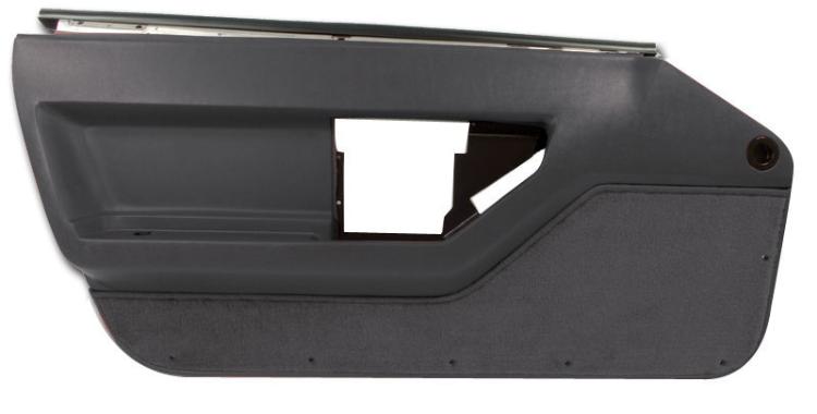 1986-1987 C4 Corvette Deluxe Door Panels - Convertible Graphite