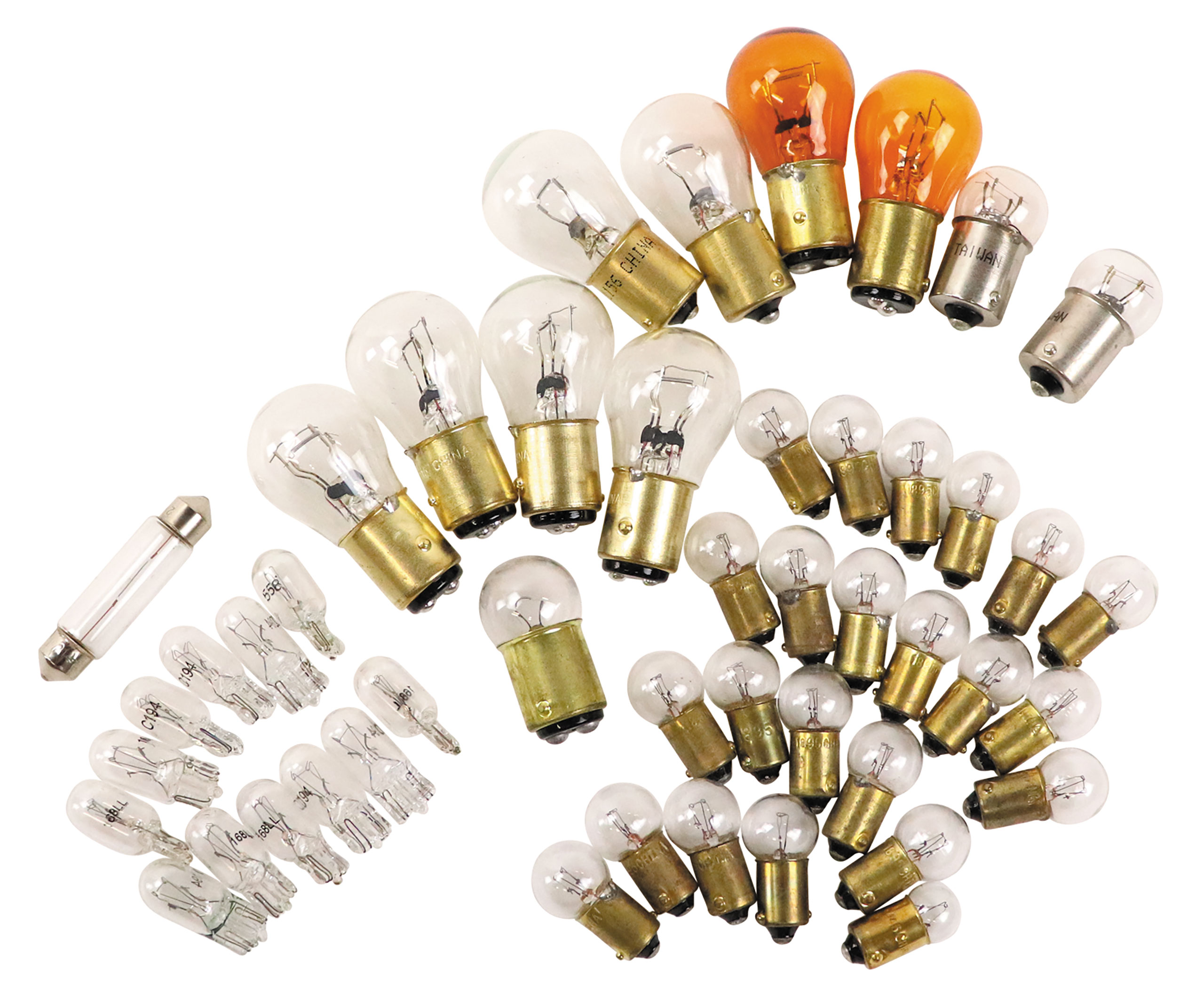 1977 C3 Corvette Light Bulb Kit 47 Piece