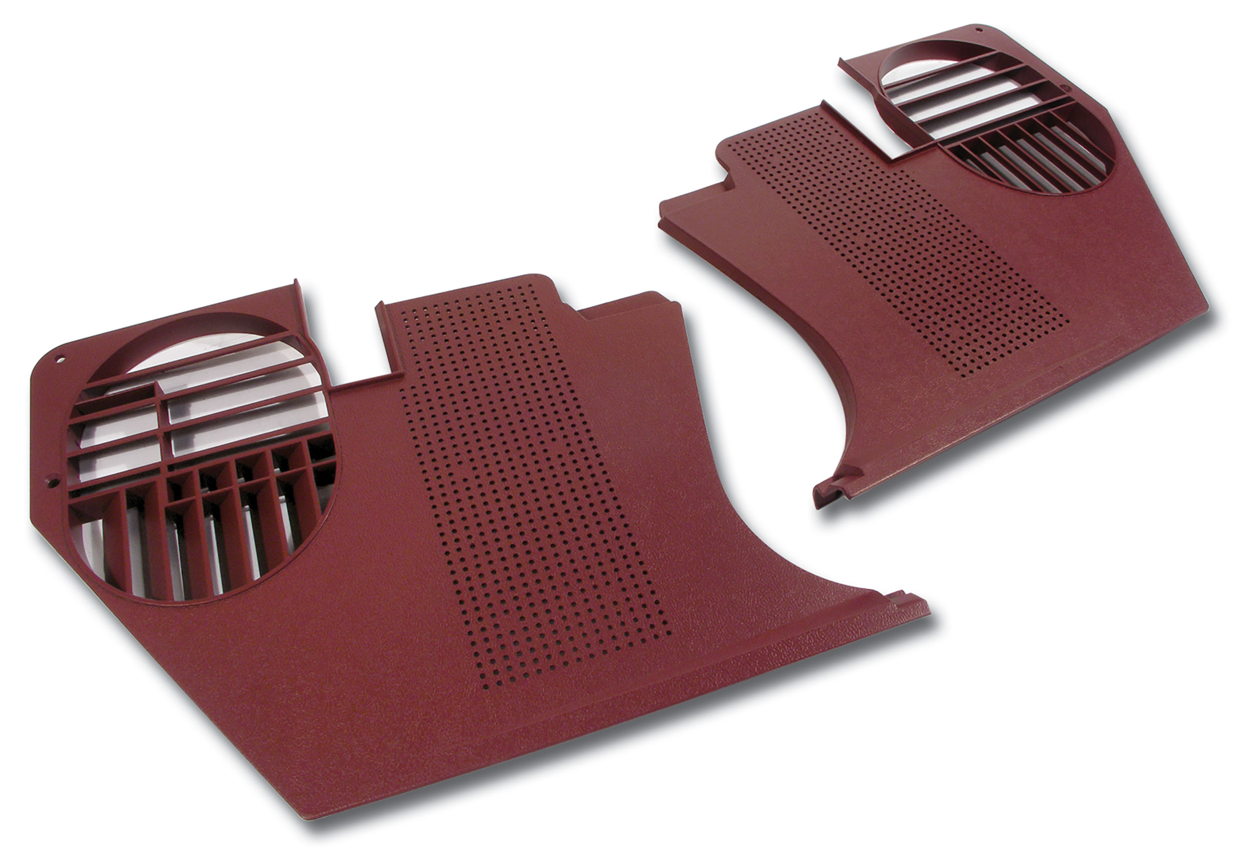 1973-1975 C3 Corvette Kick Panels - Oxblood