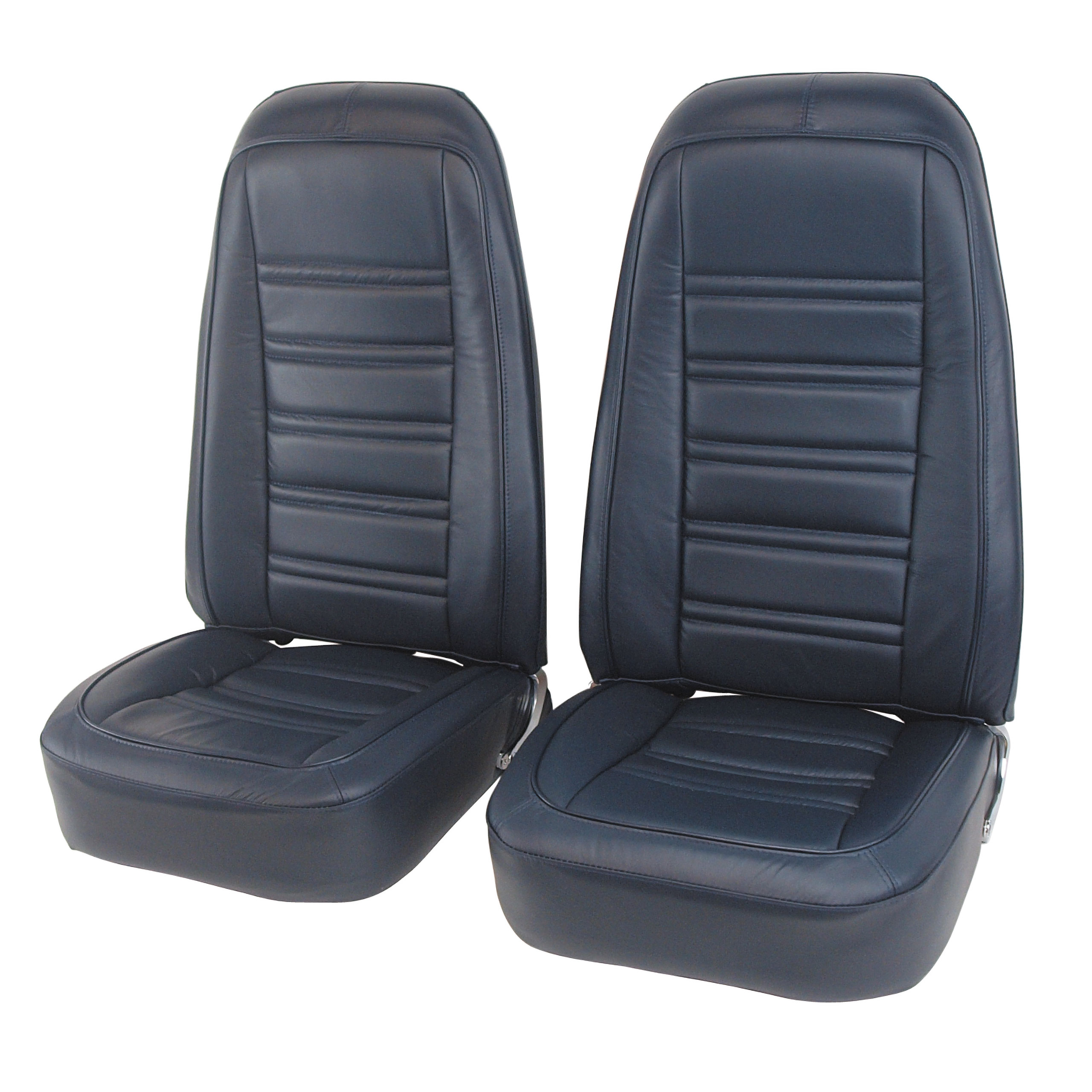 1978 C3 Corvette Mounted Seats Dark Blue 100% Leather