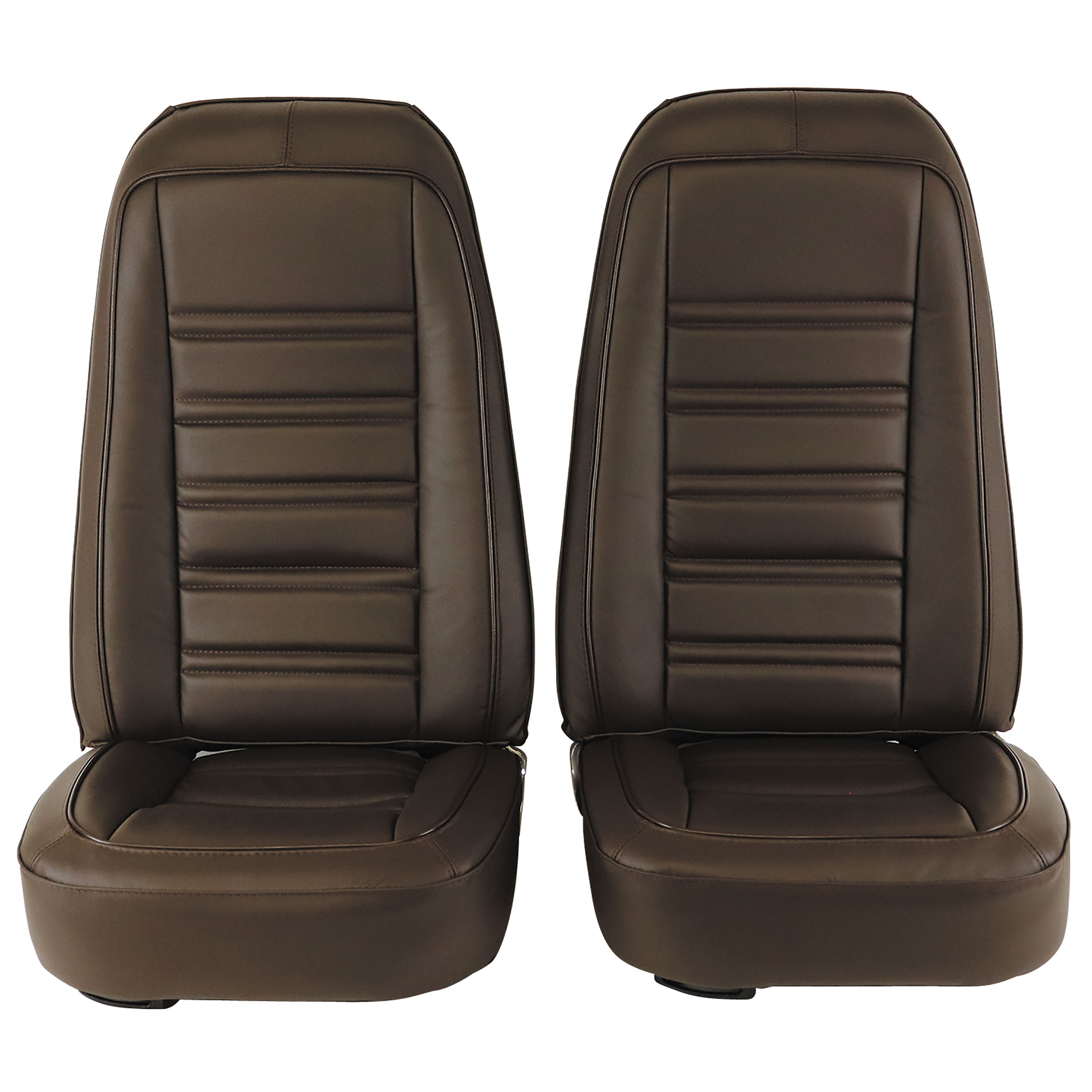 1976-1978 C3 Corvette Mounted Seats Dark Brown 100% Leather