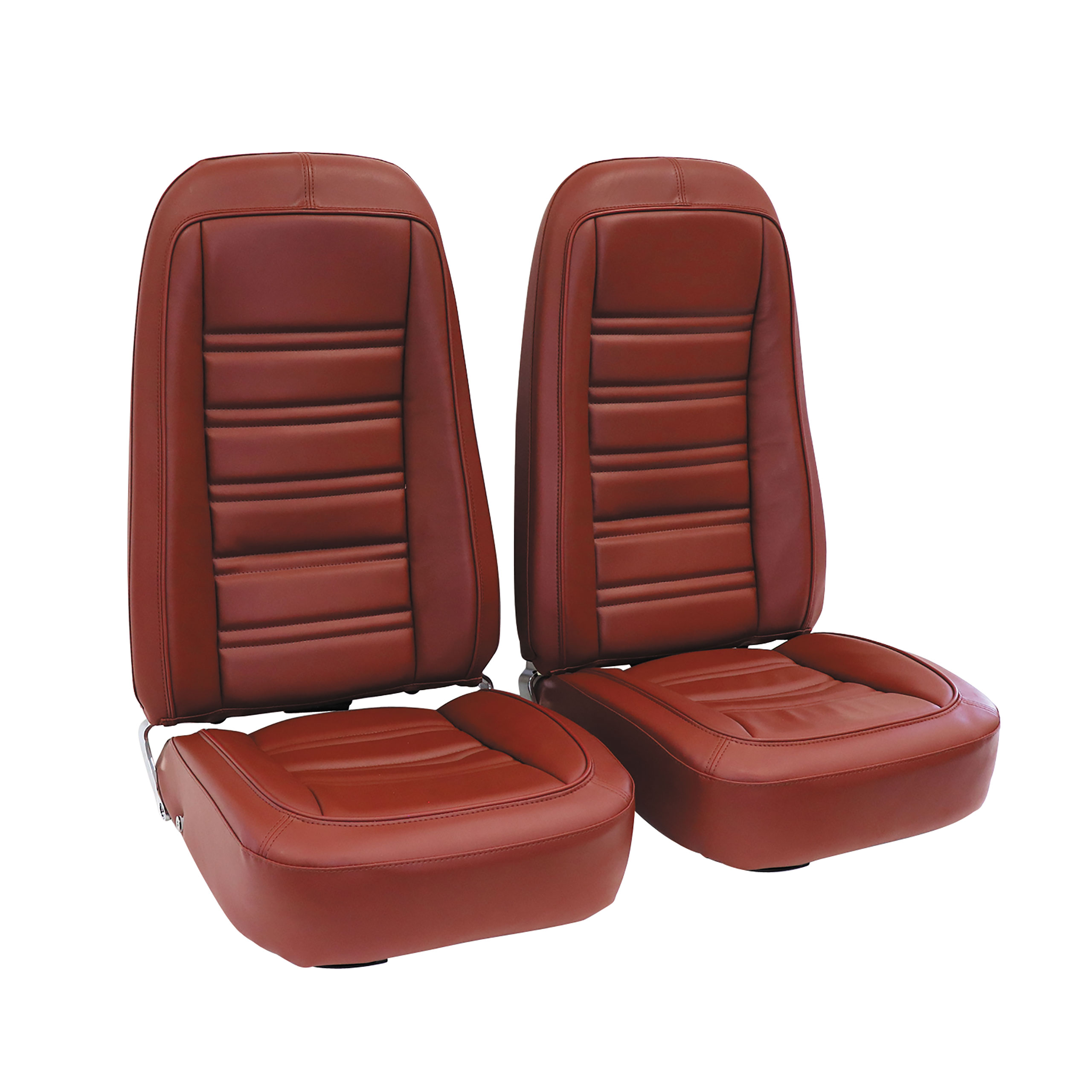 1978 C3 Corvette Mounted Seats Saffron "Leather-Like" Vinyl