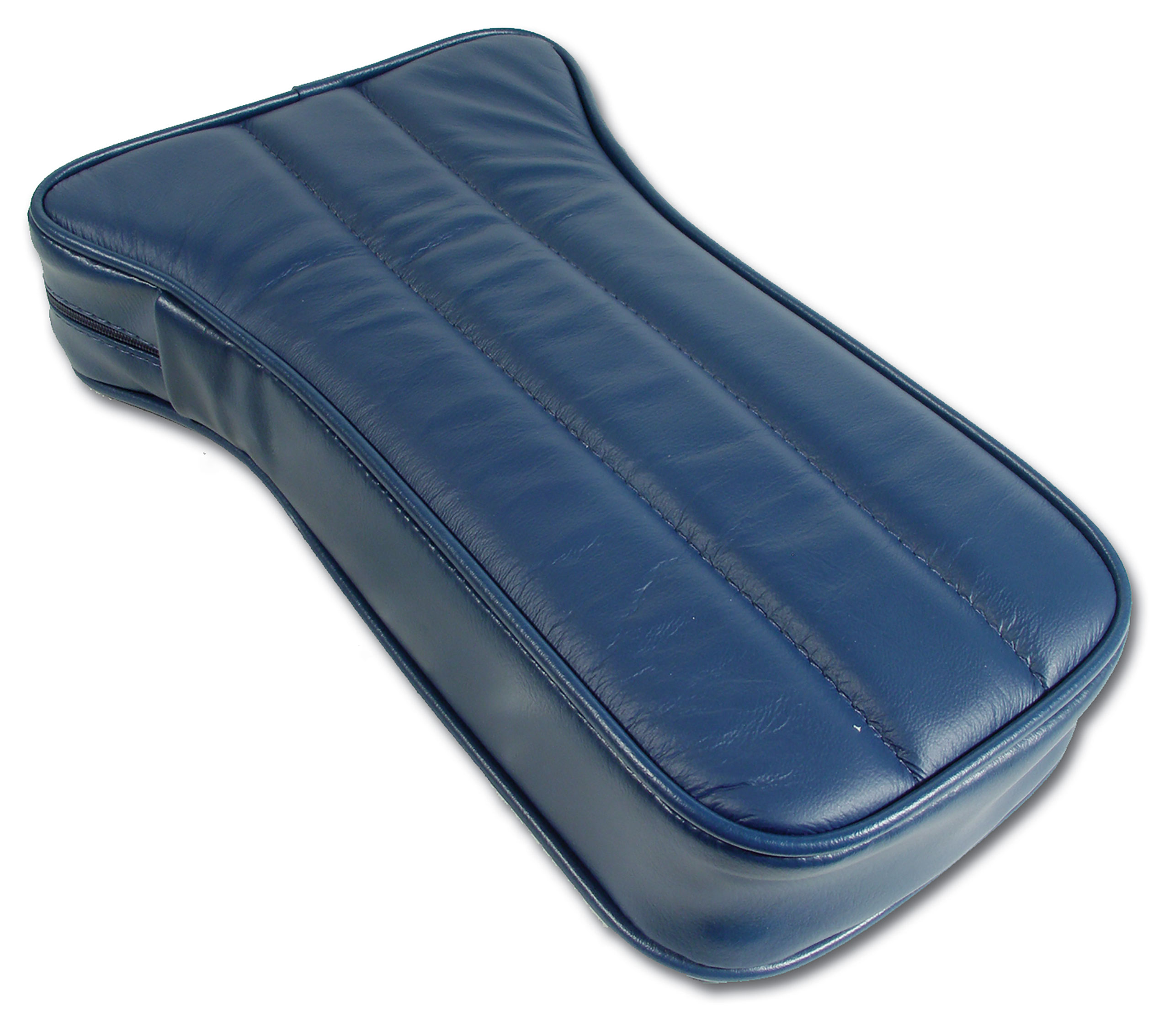 1971 C3 Corvette Reproduction Center Armrest - Royal Blue Leather W/Vinyl