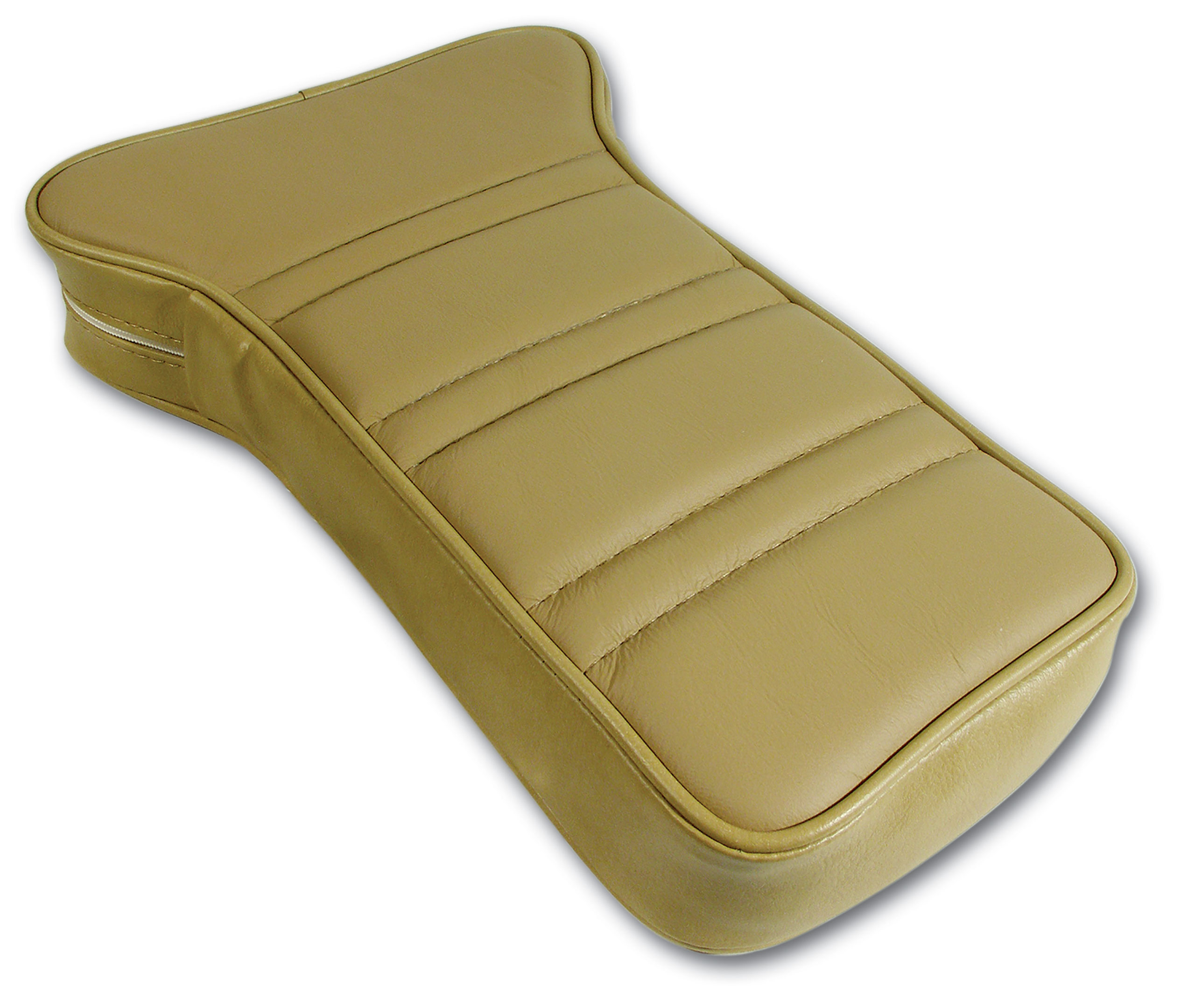 1976-1977 C3 Corvette Reproduction Center Armrest - Buckskin Leather W/Vinyl