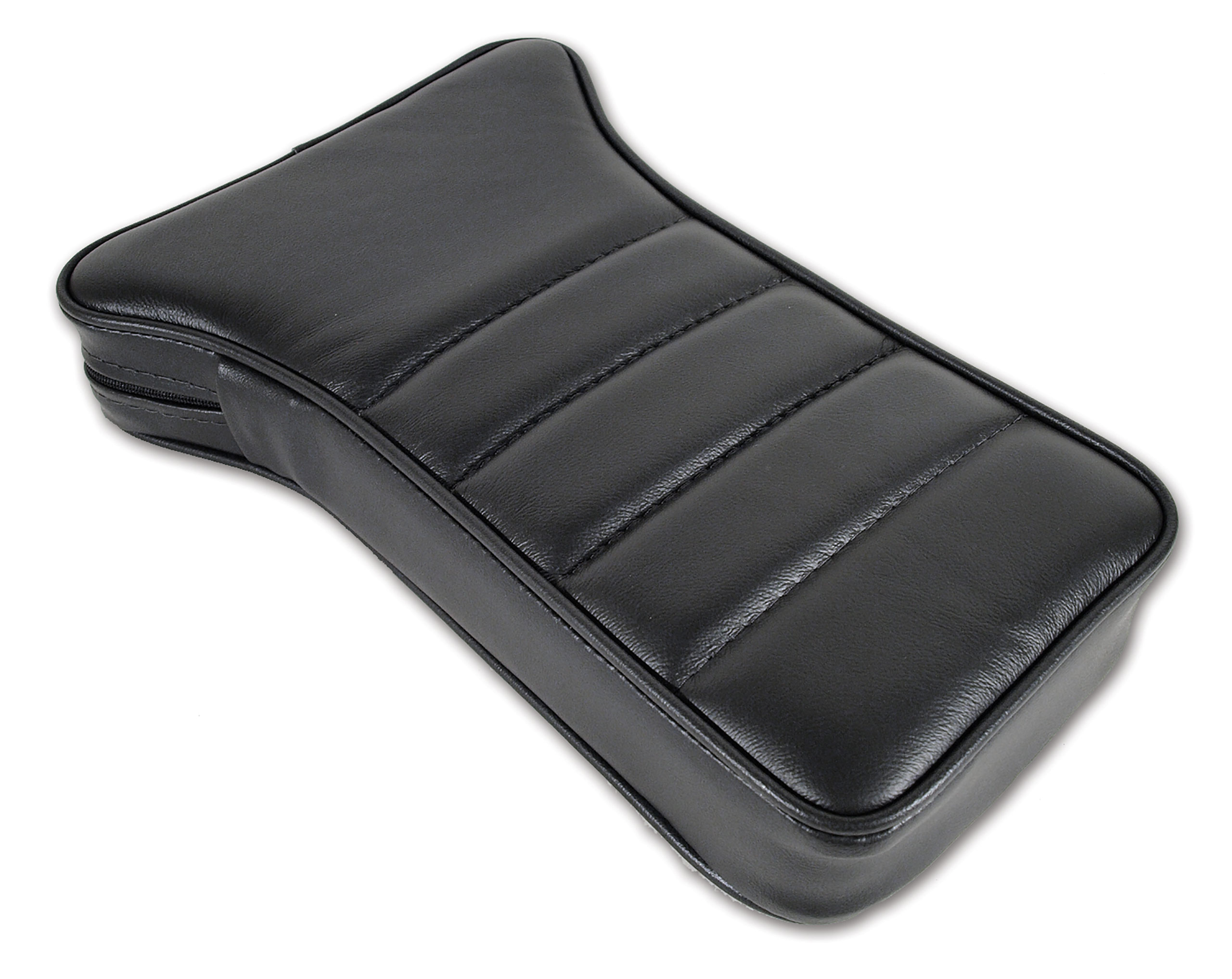 1982 C3 Corvette Reproduction Center Armrest - Charcoal Leather W/Vinyl