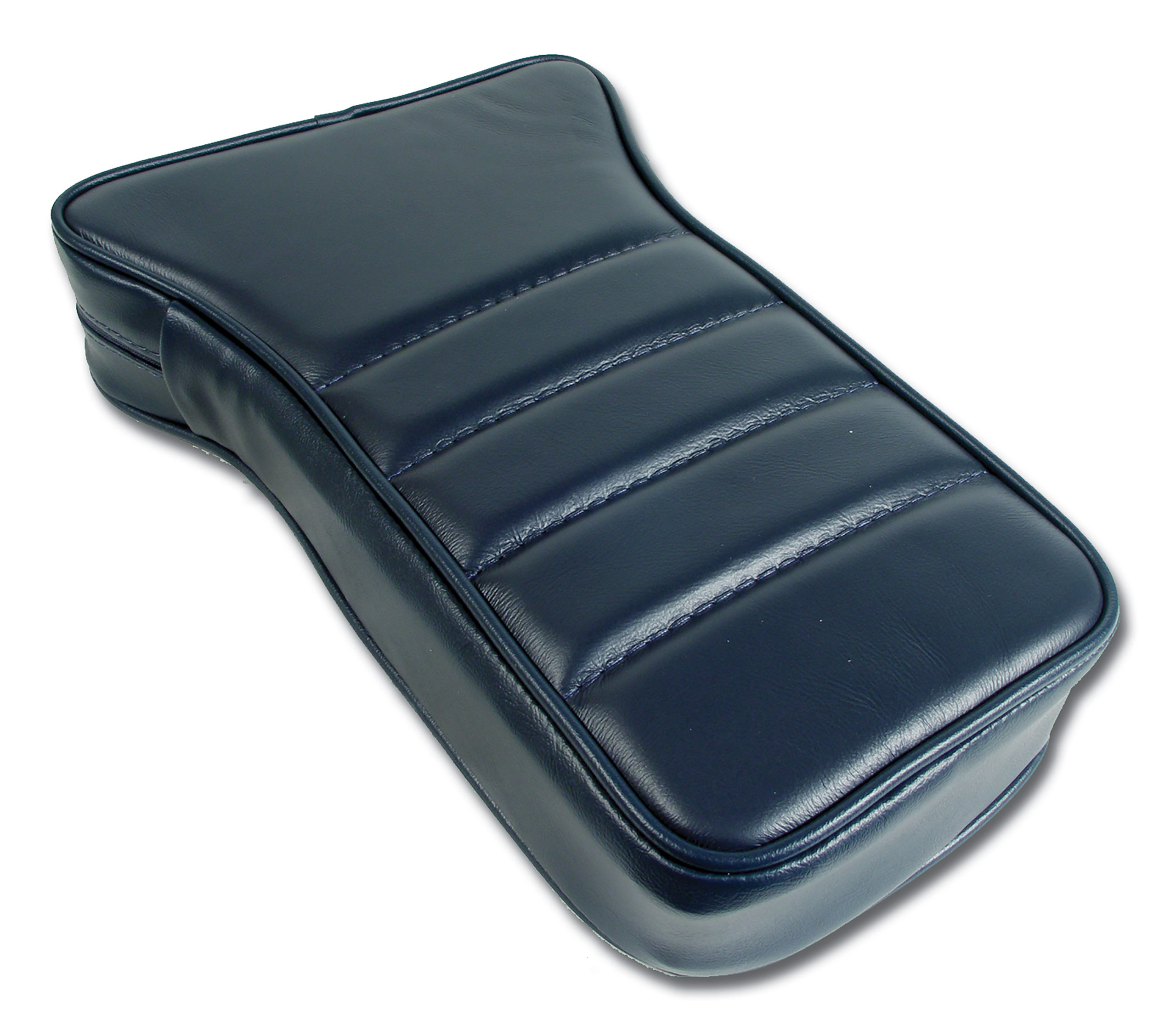 1982 C3 Corvette Reproduction Center Armrest - Dark Blue Leather W/Vinyl