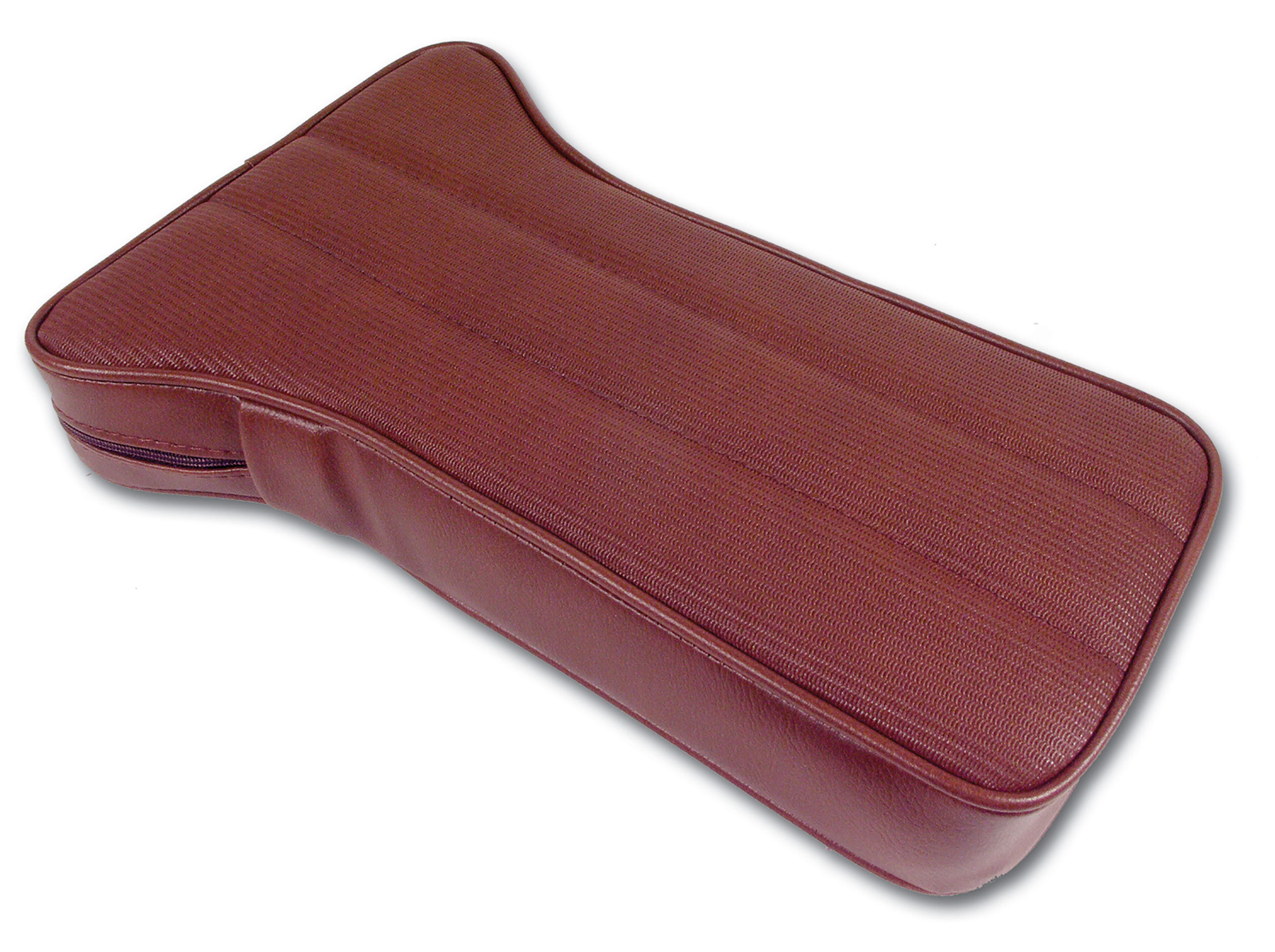 1973 C3 Corvette Reproduction Center Armrest - Dark Saddle Vinyl