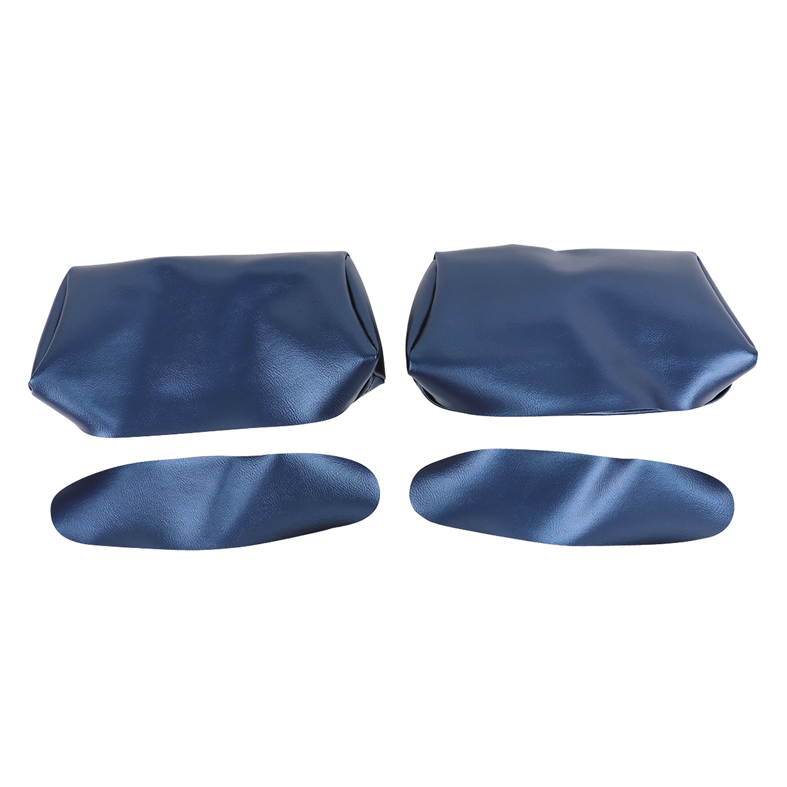 1968 C3 Corvette Headrest Covers Dark Blue Vinyl