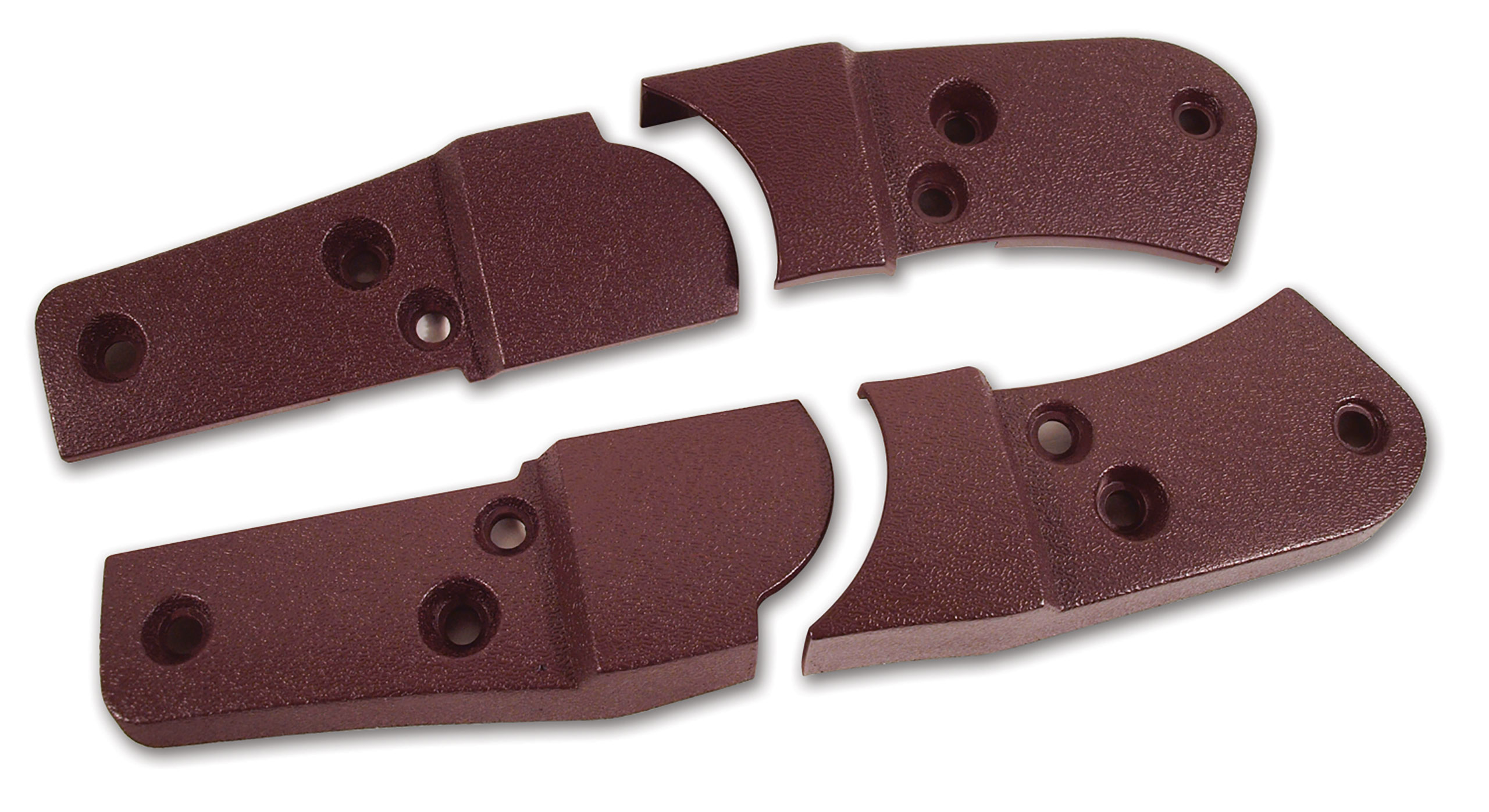 1980 C3 Corvette Reproduction Seat Hinge Cover Set - 4pc - Claret