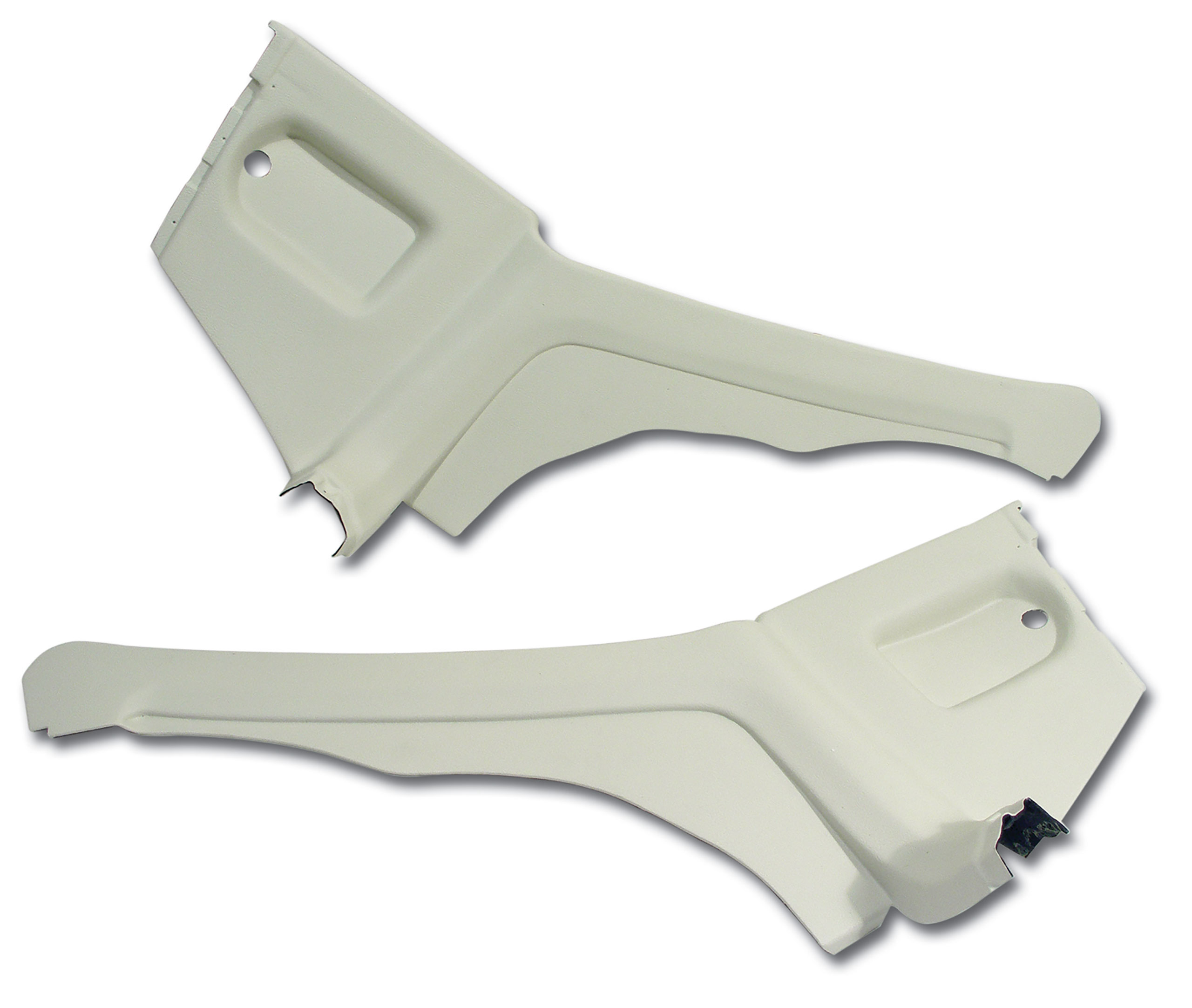 1976-1977 C3 Corvette Interior Rear Quarter Panels White Coupe