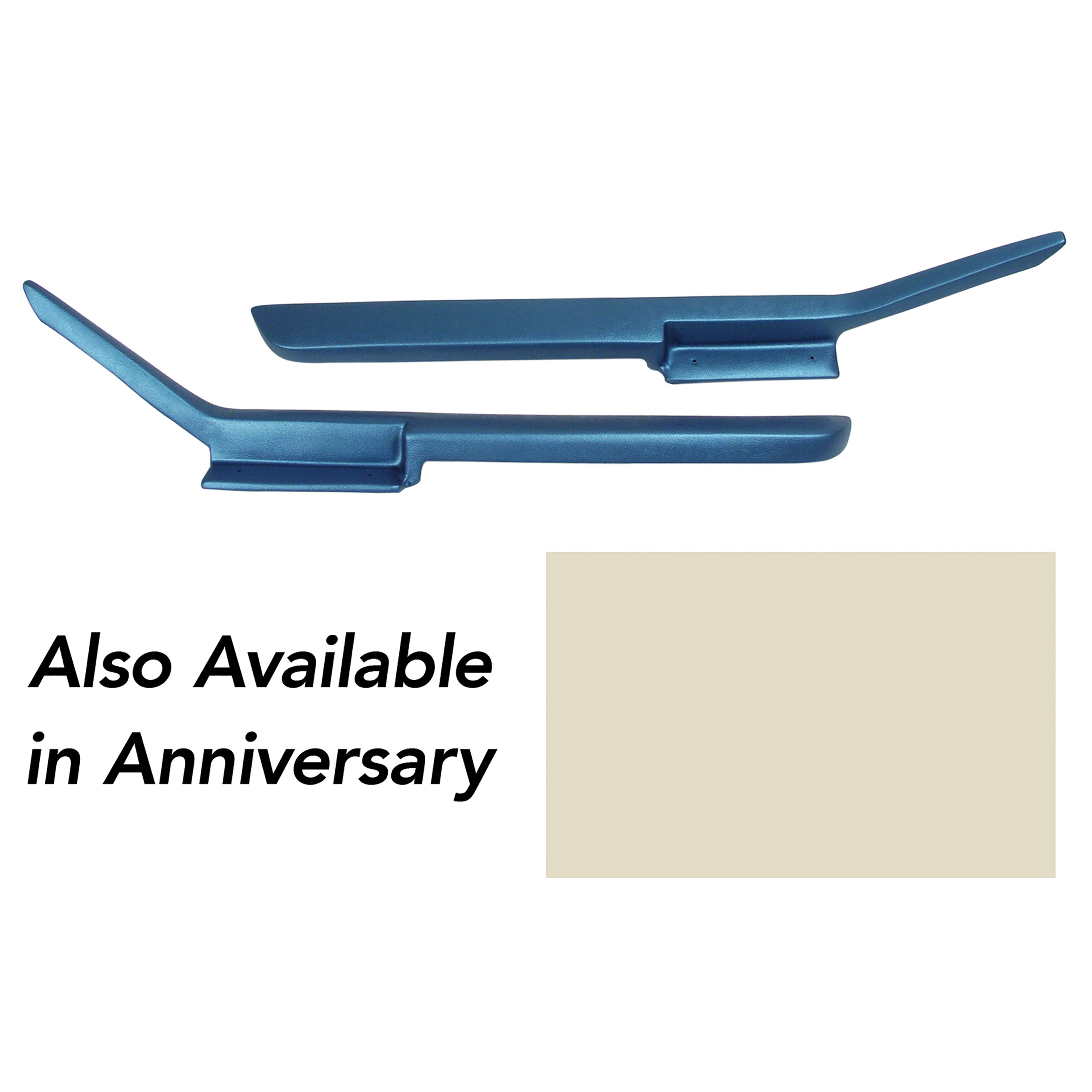 1988 C4 Corvette Moulded Door Panel Armrest Pair - Anniversary