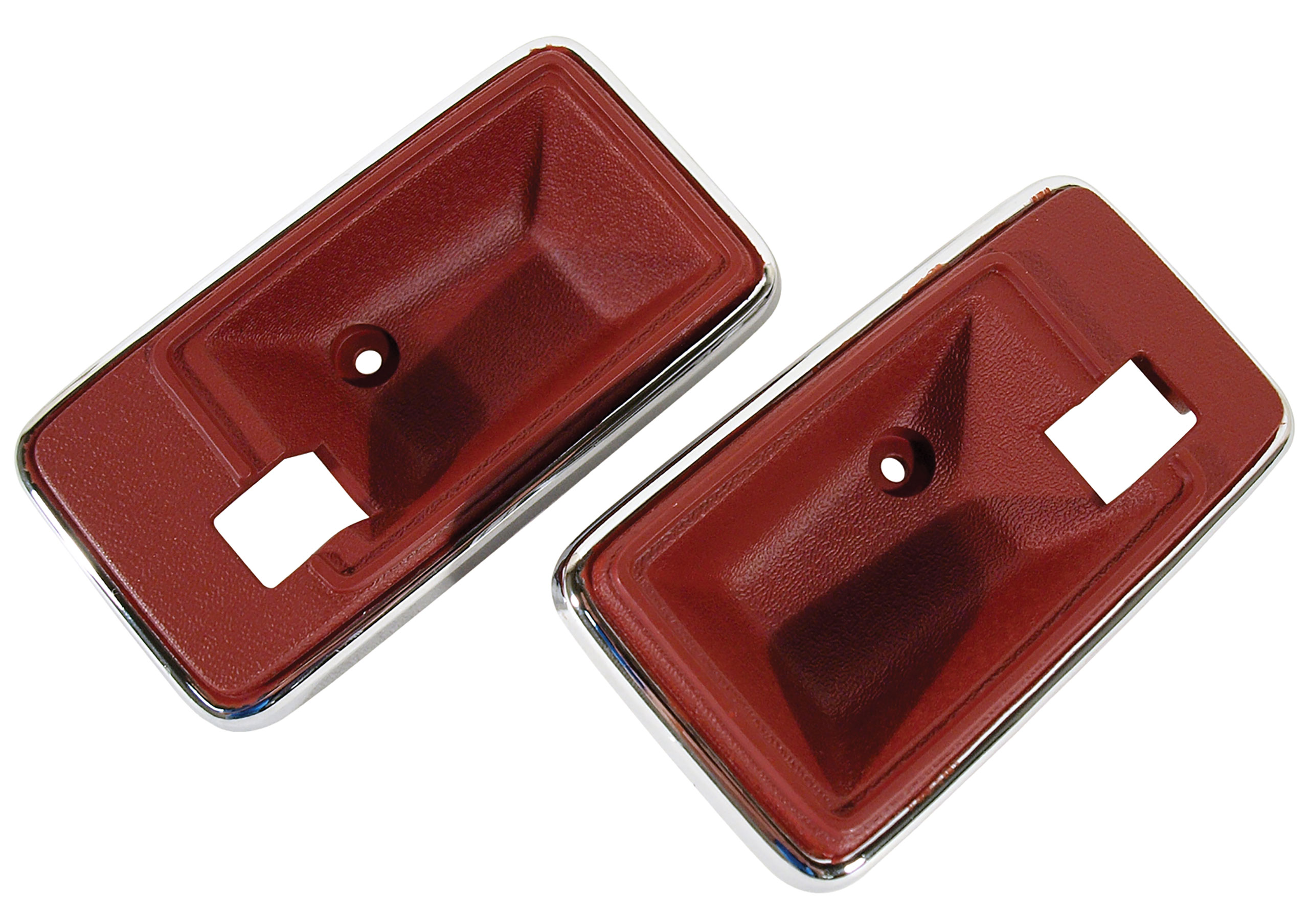 1978 C3 Corvette Door Latch Bezels Saffron