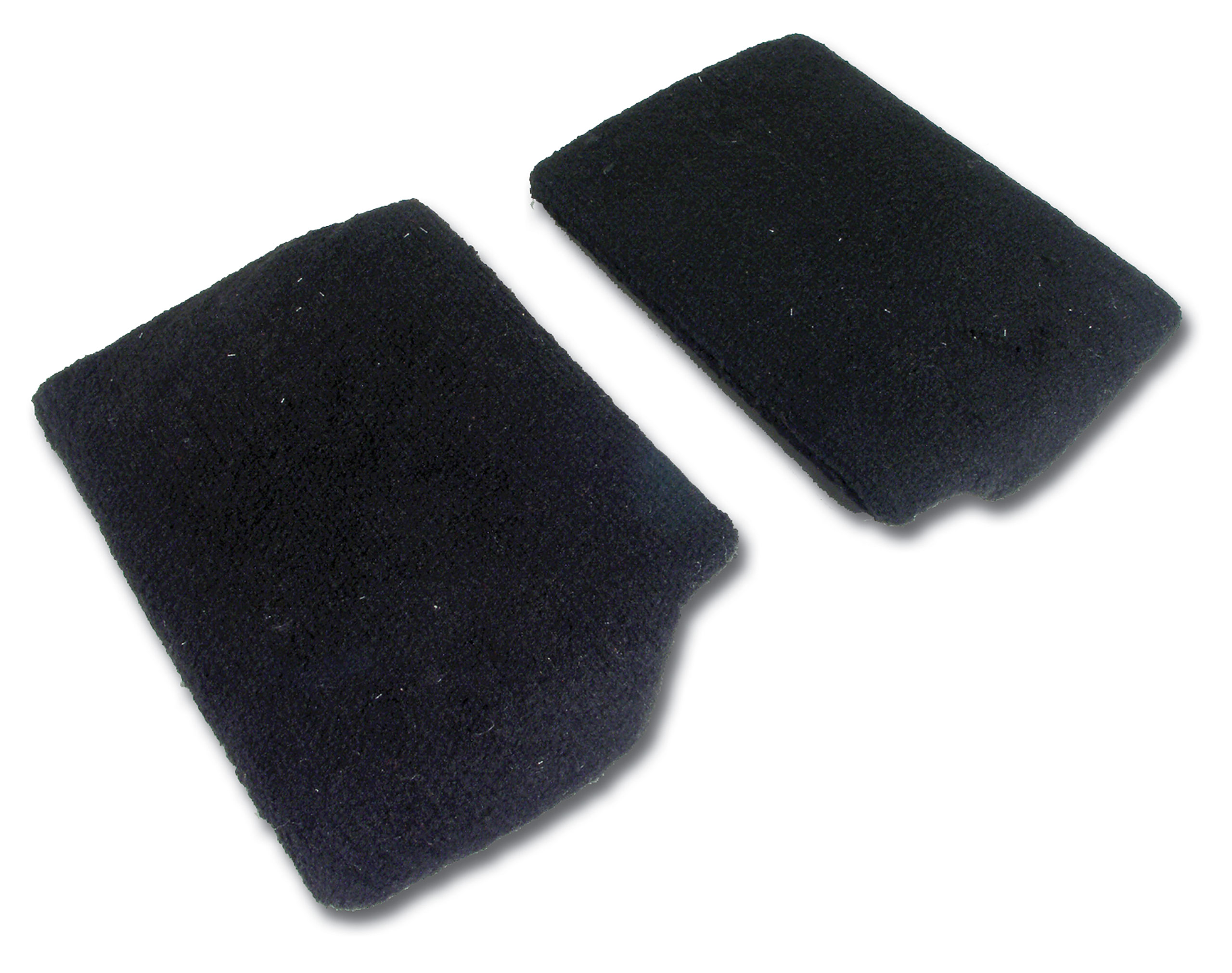 1994-1996 C4 Corvette Front Speaker Cover Carpet Assemblies - Black Tru-Vet Carpet