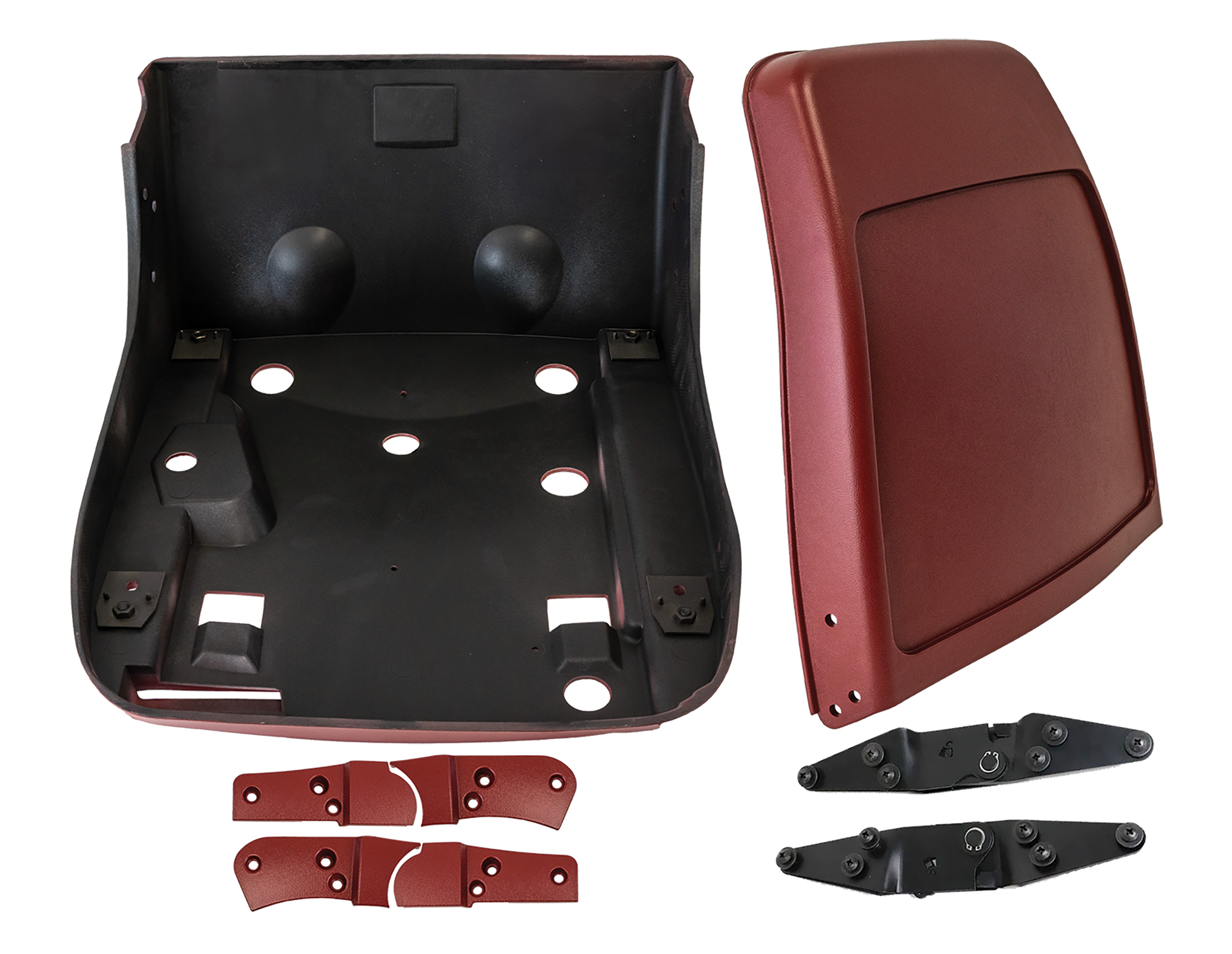 1982 C3 Corvette Reproduction Seat Frame & Hinge Kit - Red