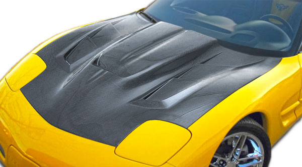 1997-2004 Corvette C5 Carbon Creations ZR Edition 2 Hood - 1 Piece