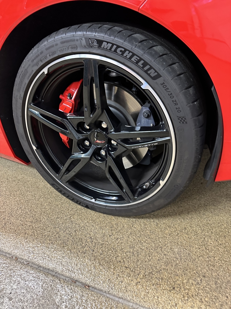 C8 Corvette Black Wheel Rim Lug Nut Covers Package-RPIDesigns.com