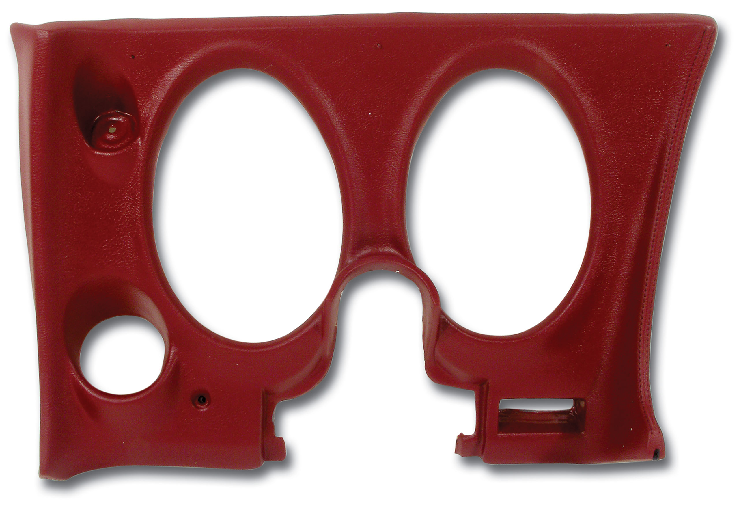 1974-1975 C3 Corvette CCD Dash Pad Oxblood Lower LH W/Air Conditioner 401831