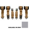 1974-1975 C3 Corvette CA Gray Lap And Shoulder Conv Seat Belts