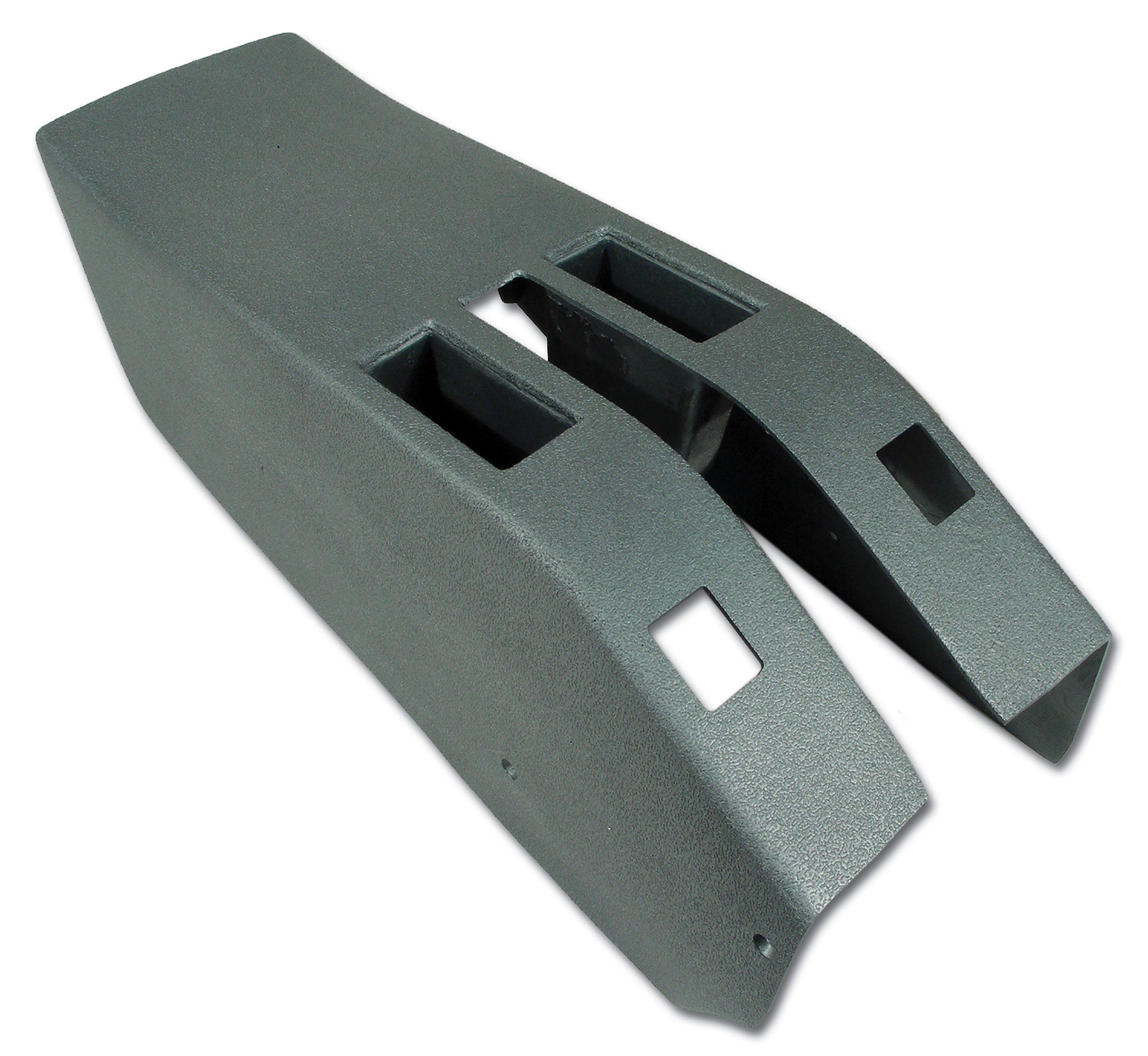 Park Brake Console Gunmetal W/Power Windows For 1968 Corvette ...