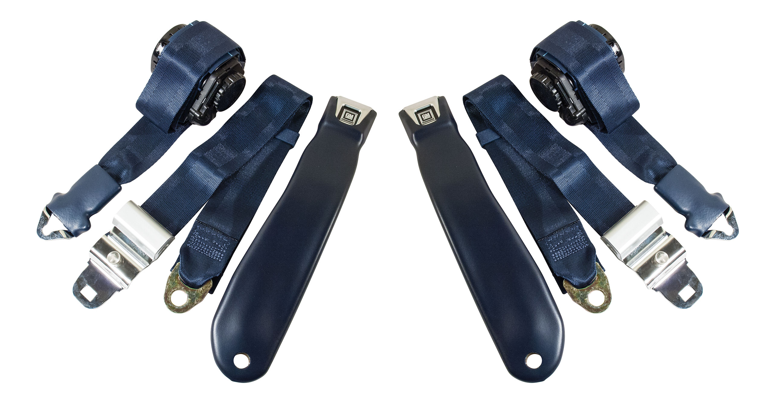 1970-1971 Corvette C3 Seat Belts Lap & Shoulder - Dark Blue CA-41584