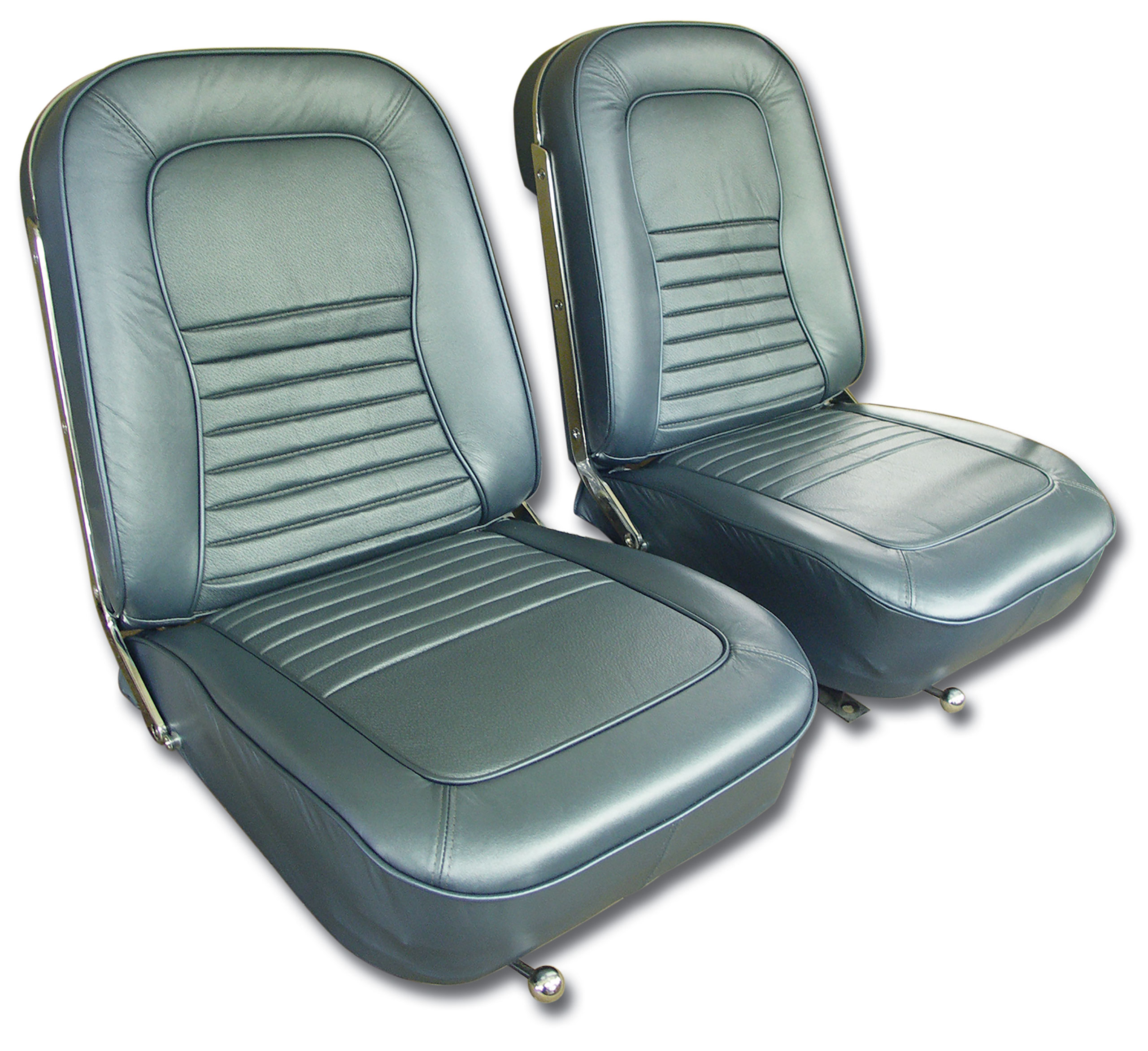 1967 Corvette C2 Leather Seat Covers- Teal CA-418749 