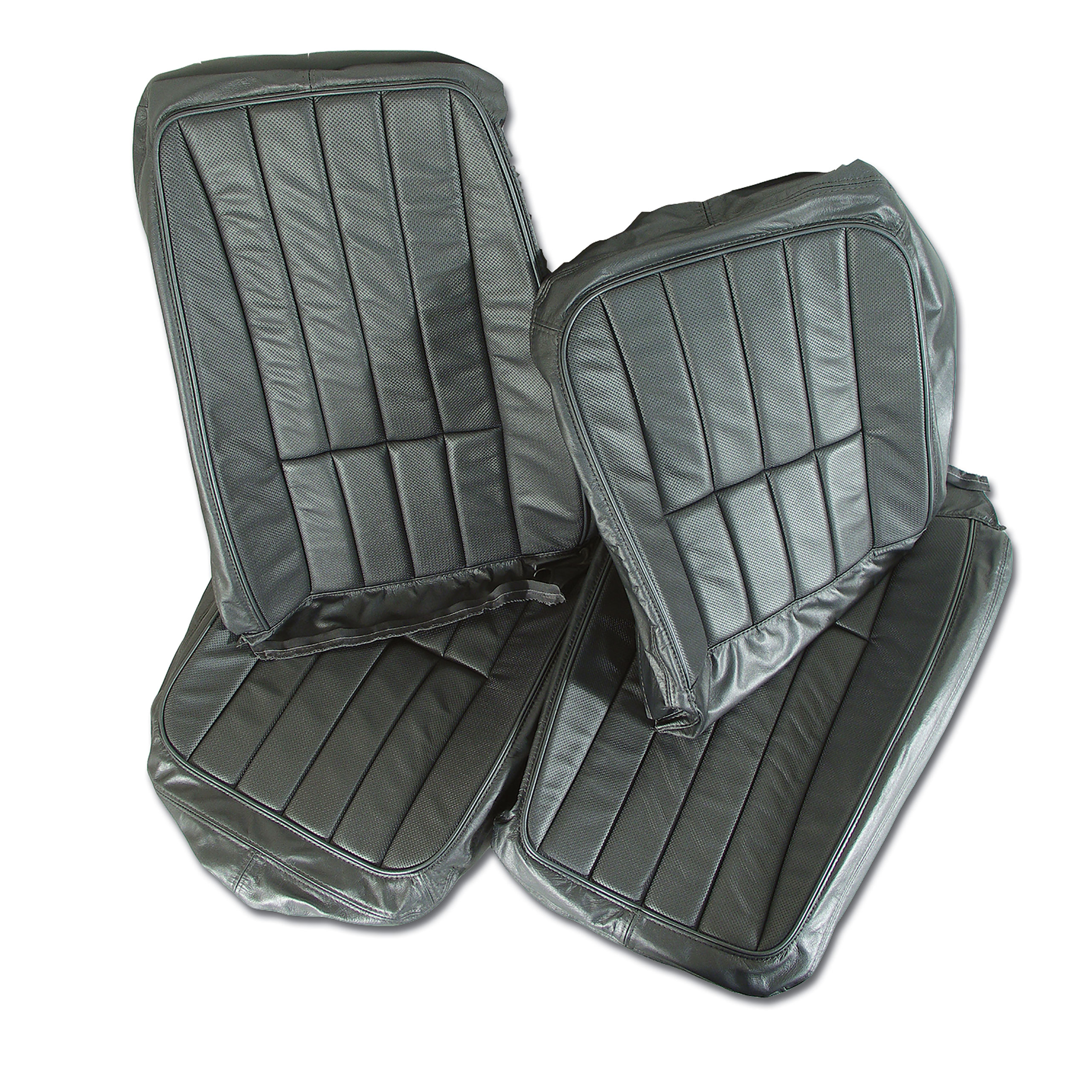 1968 Corvette C3 Leather Seat Covers- Gunmetal CA-418863 