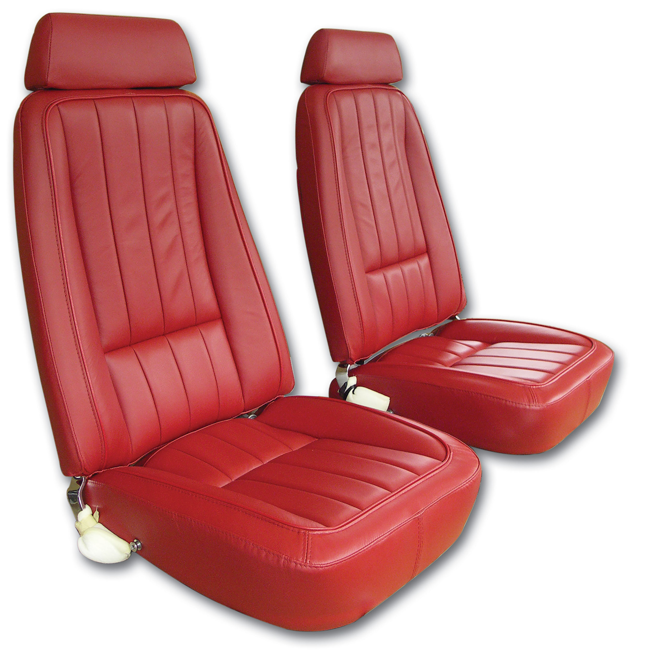 1969 Corvette C3 Leather Seat Covers- Red CA-418930 