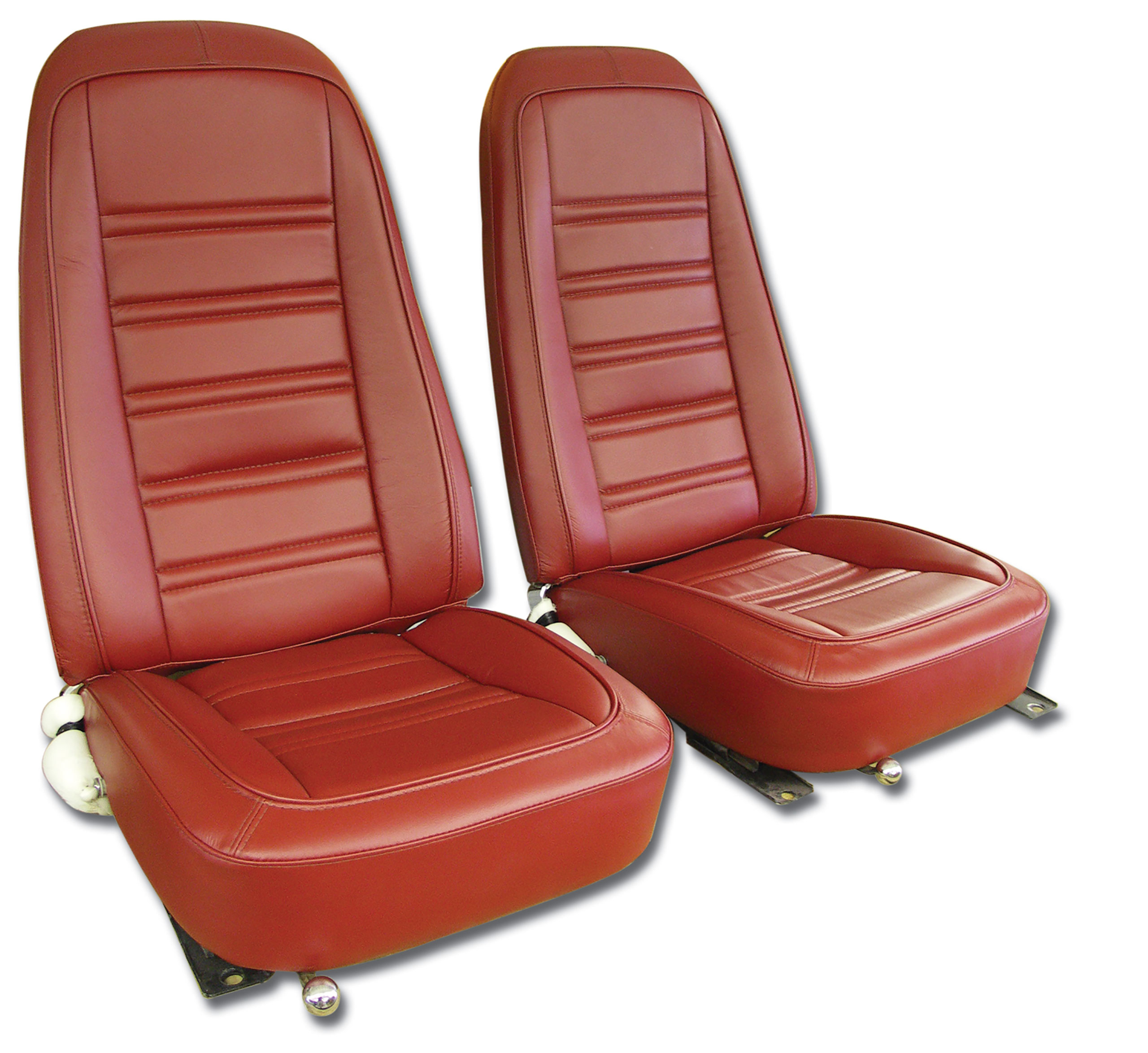 1976 Corvette C3 Leather Seat Covers Firethorn 100%-Leather CA-419834 