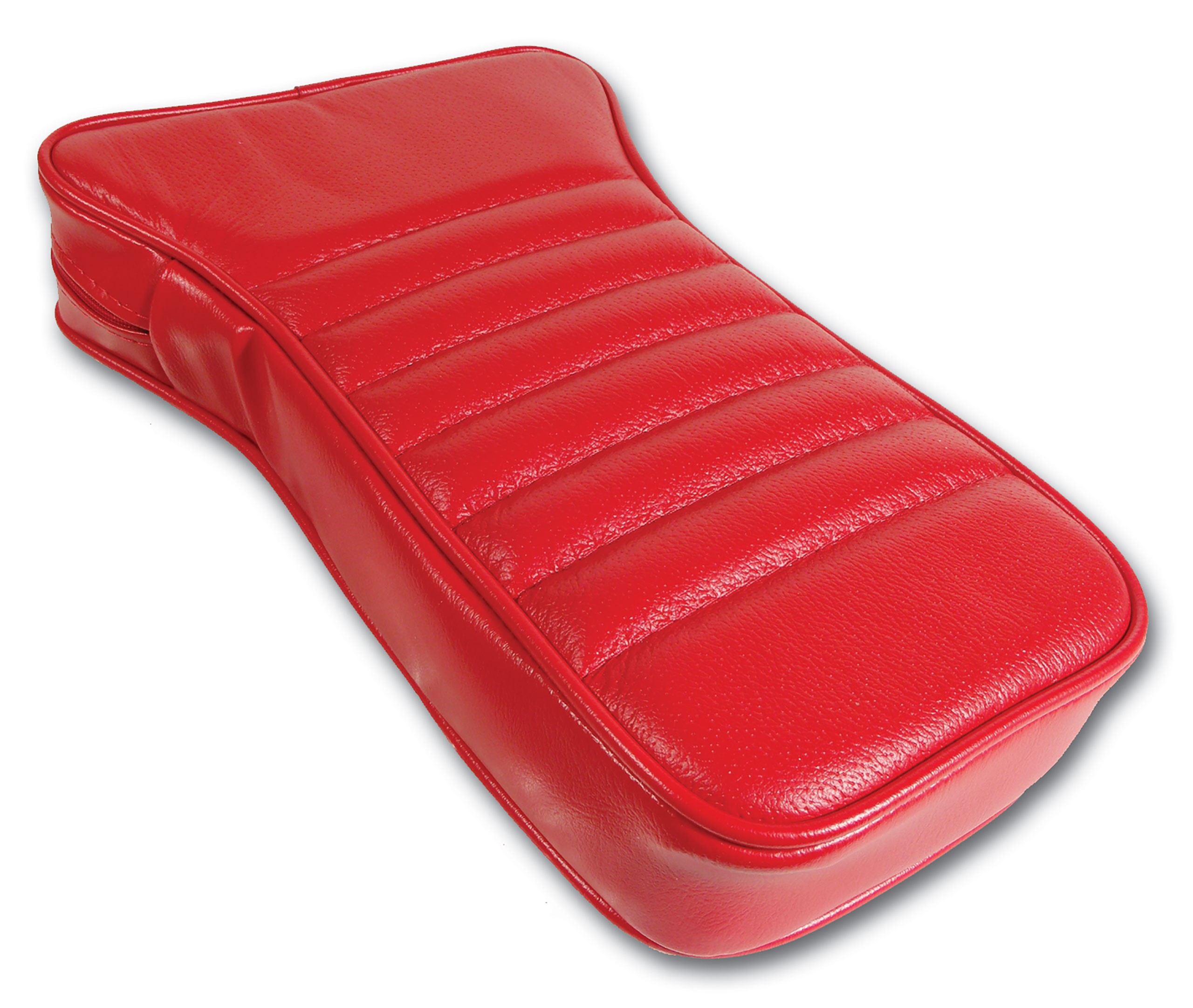 Center Armrest- Red Leather For 1967 Corvette