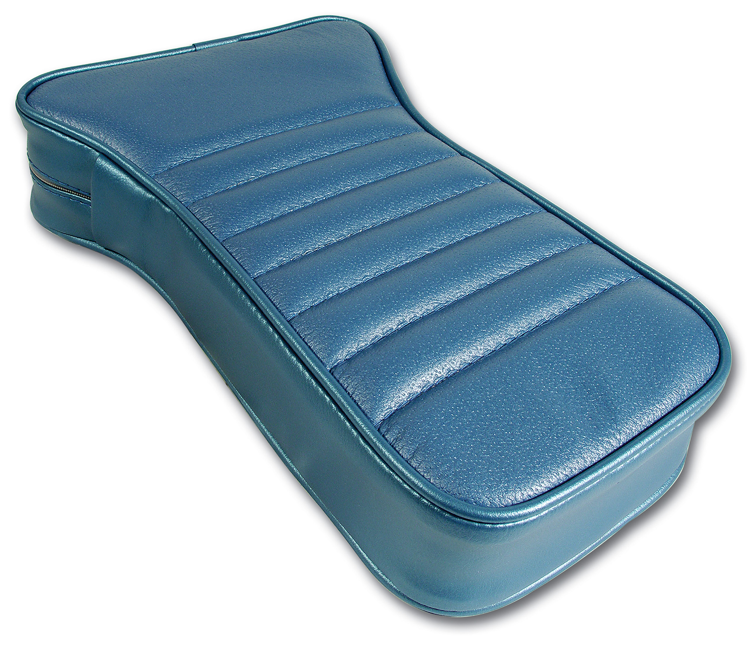 Center Armrest- Bright Blue Leather For 1967 Corvette