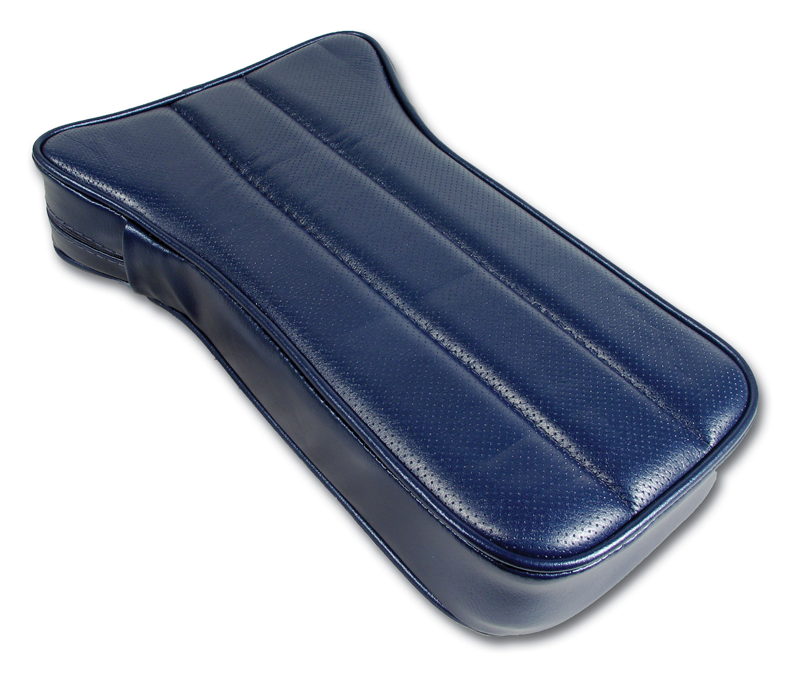 Center Armrest- Dark Blue Leather For 1968 Corvette