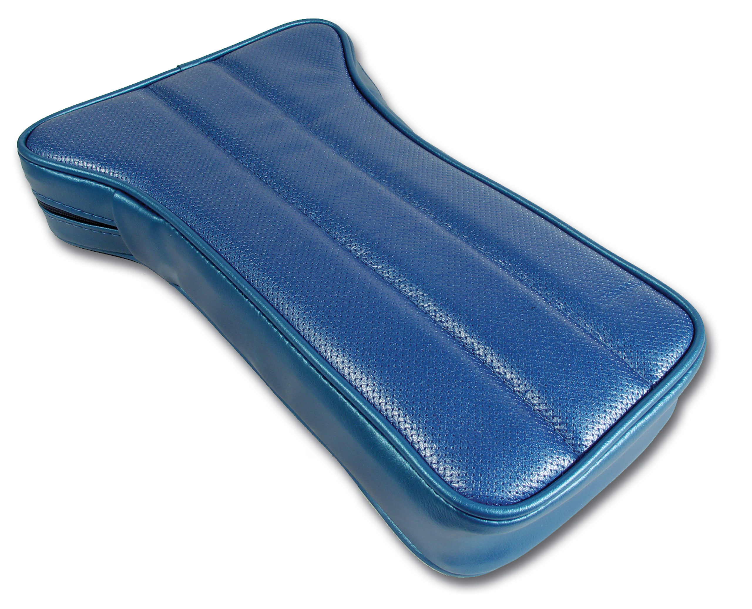 Center Armrest- Bright Blue Leather For 1968 Corvette