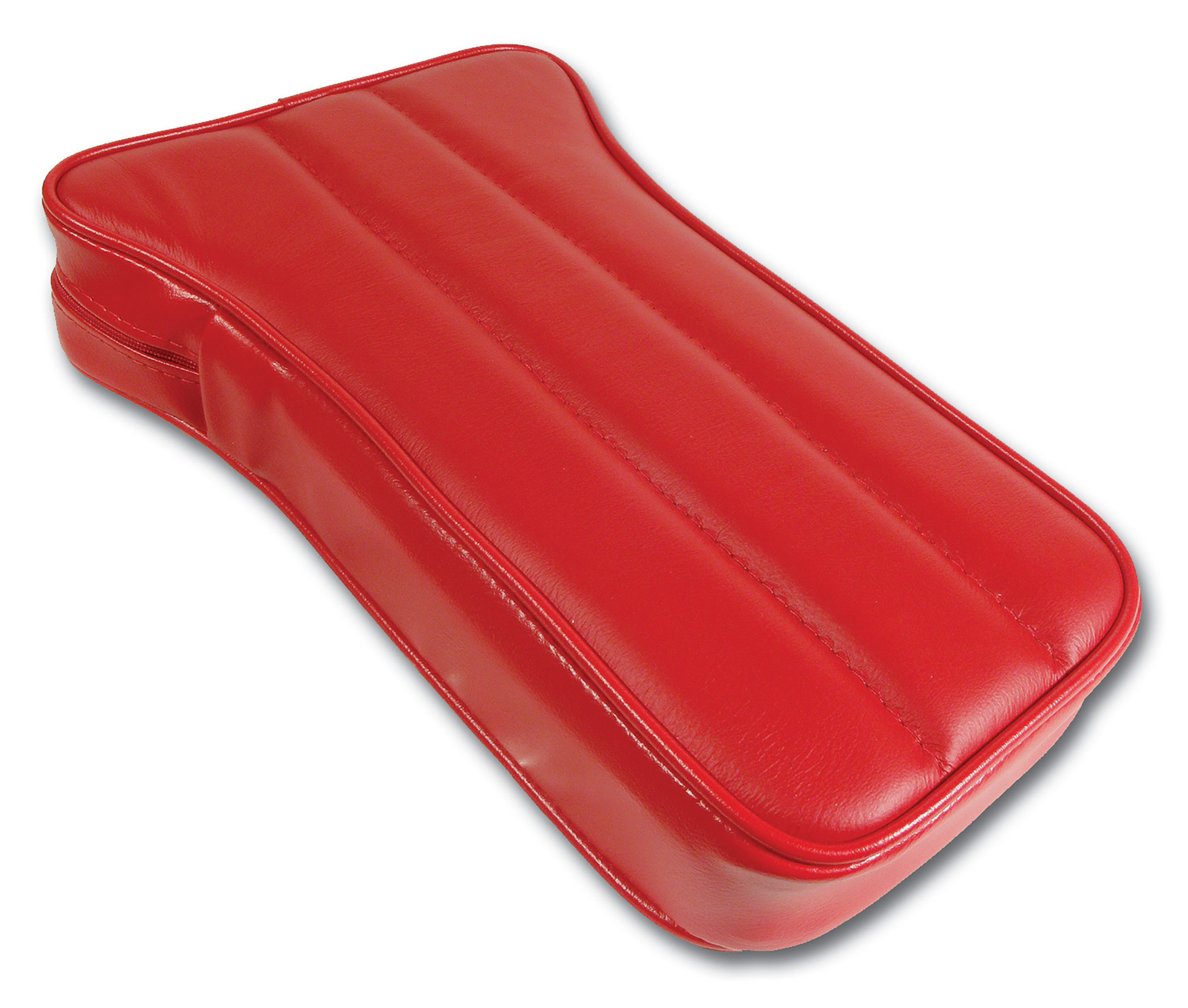 Center Armrest- Red Leather For 1969-1971 Corvette -RPIDesignscom