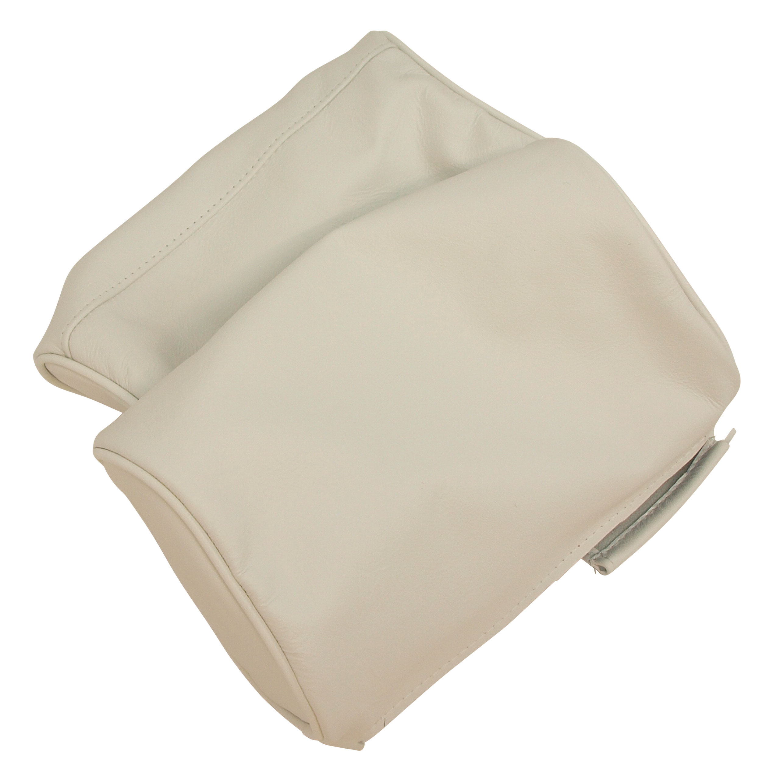 1967 Corvette C2 Headrest Covers- White Leather CA-425965 