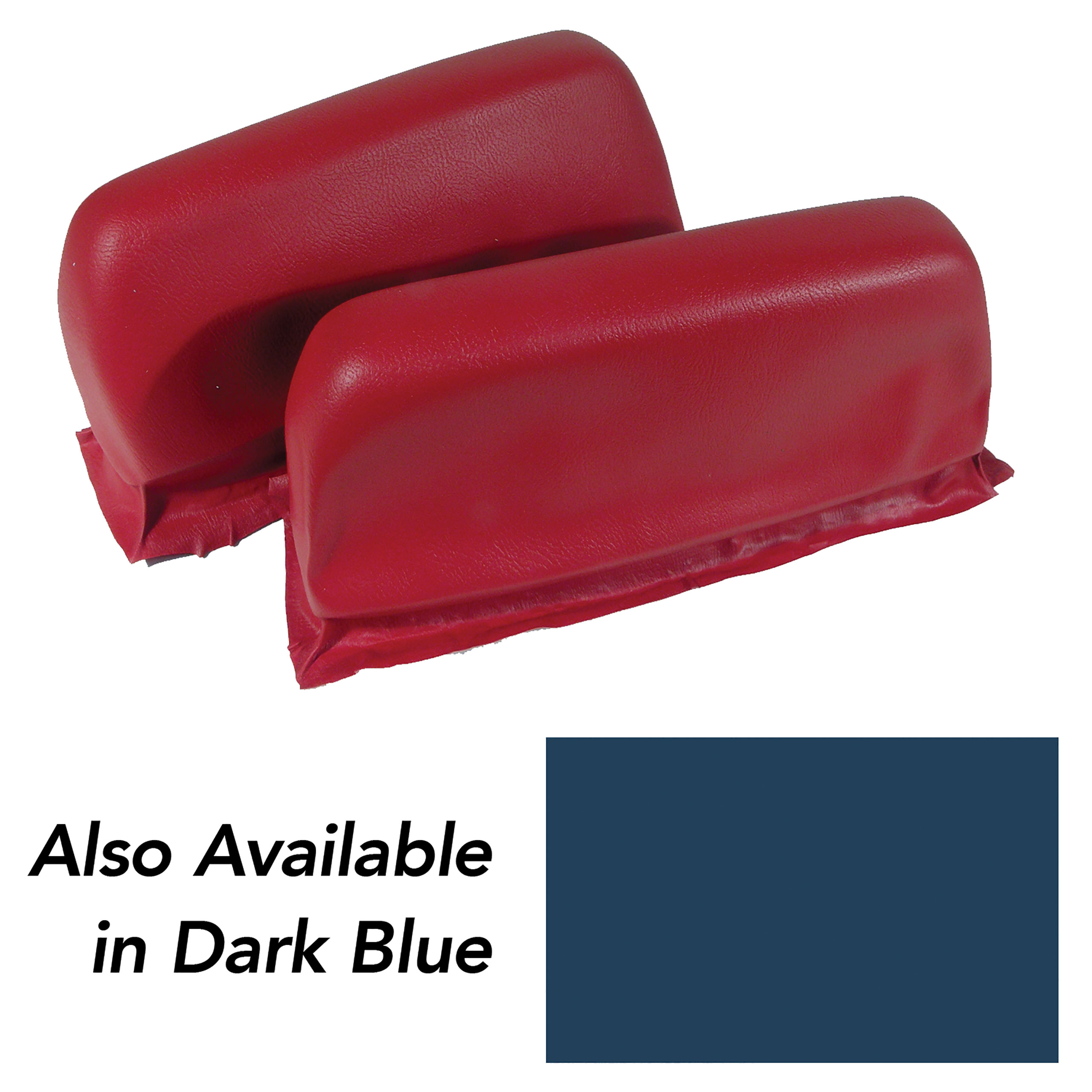 1968 Corvette C3 Headrest Covers- Dark Blue ABS CA-426132 