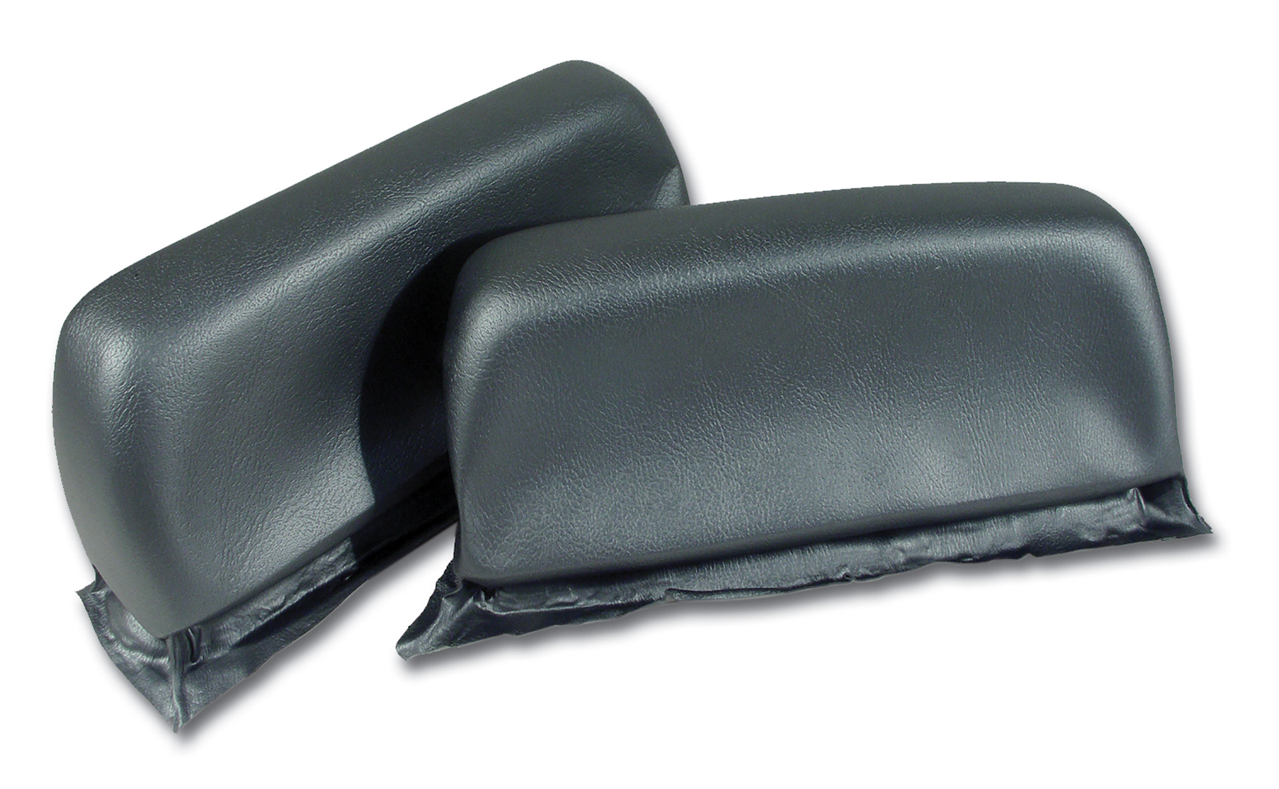 1968-1969 Corvette C3 Headrest Covers- Gunmetal ABS CA-426163 