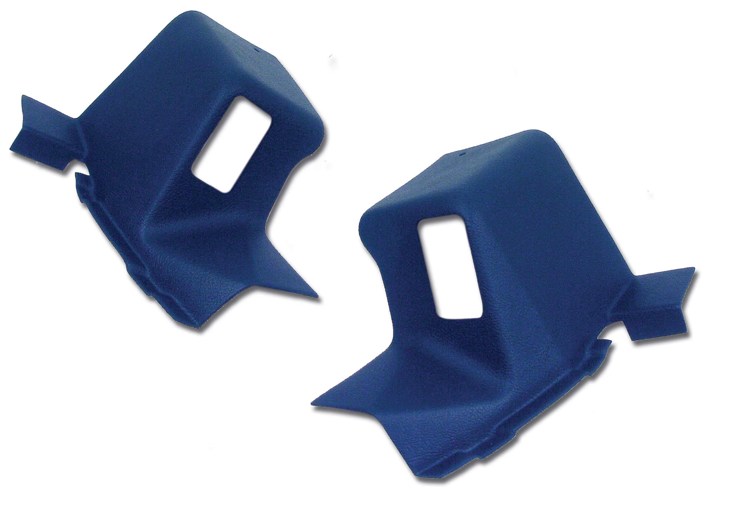 71-72 Corvette C3 417847M Mounted Seats Royal Blue Vinyl w/out Shoulder Harness CA-428147 