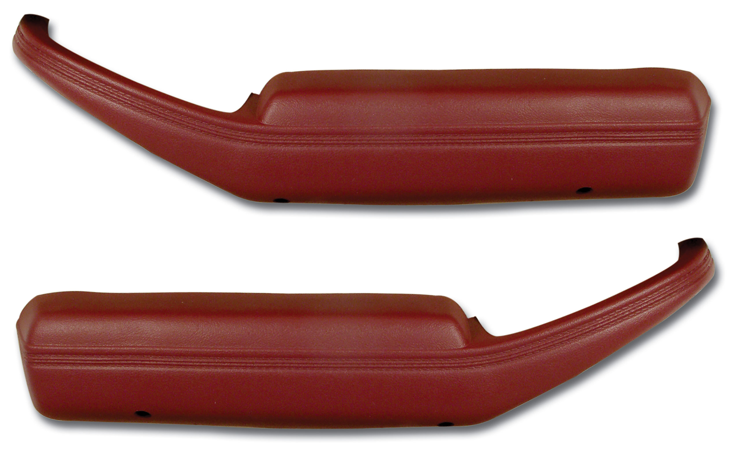 1982 Corvette C2 Moulded Door Panel Armrest Pair - Red CA-430726 