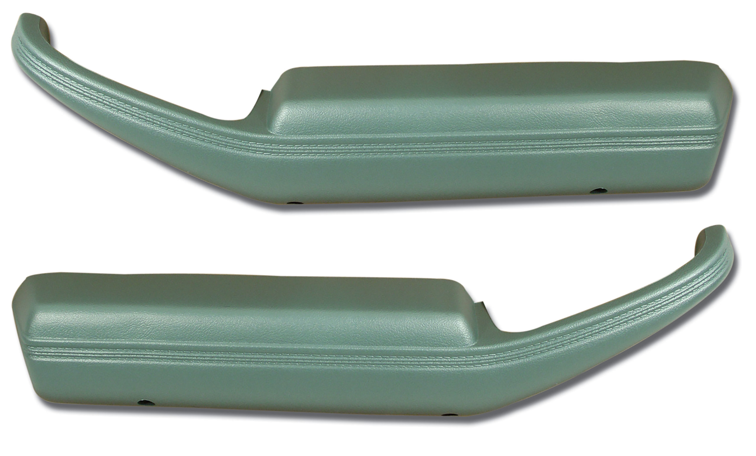 1982 Corvette C3 Moulded Door Panel Armrest Pair Silvergreen CA-430759 